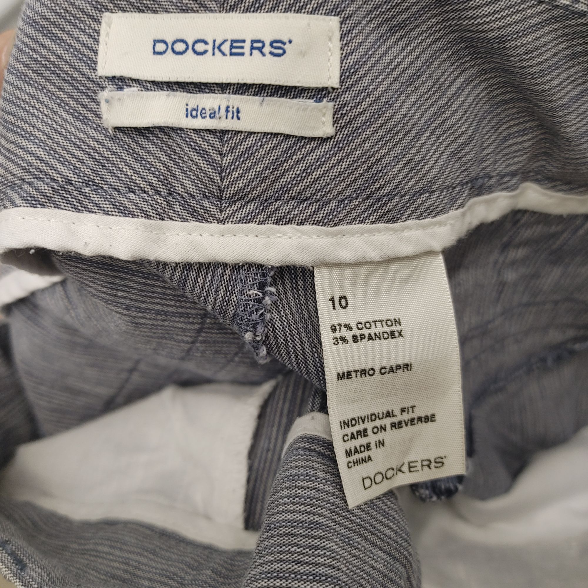 Dockers Docker's Men's Gray Knee Length Board Shorts 10 Size US 36 / EU 52 - 3 Thumbnail