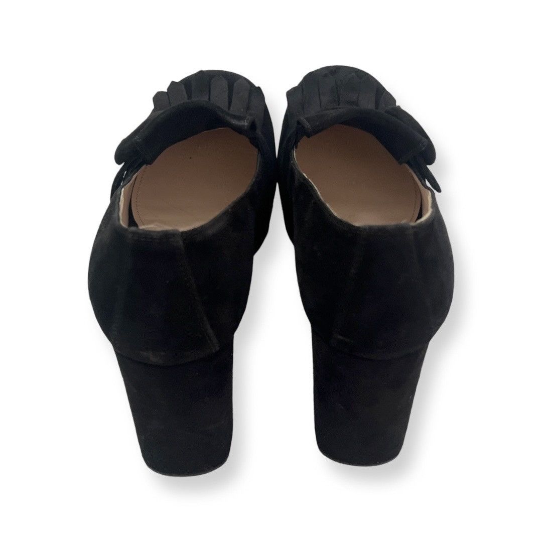 Prada Prada Suede fringe block heels shoes size 38.5 Size US 8.5 / IT 38.5 - 5 Thumbnail