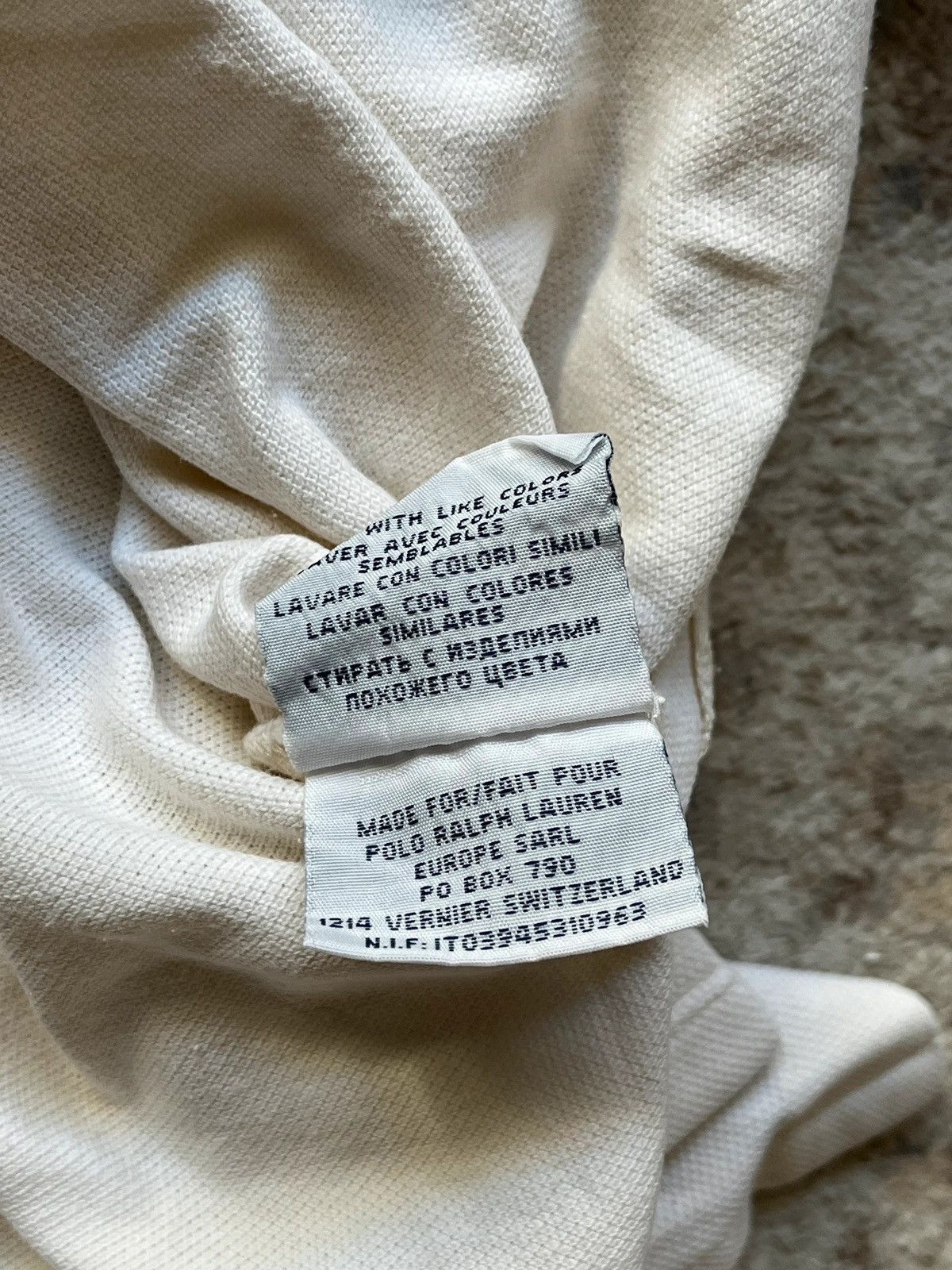 Polo Ralph Lauren Polo Ralph Lauren Small Pony Shirt Rare White 2000s Size US L / EU 52-54 / 3 - 12 Thumbnail