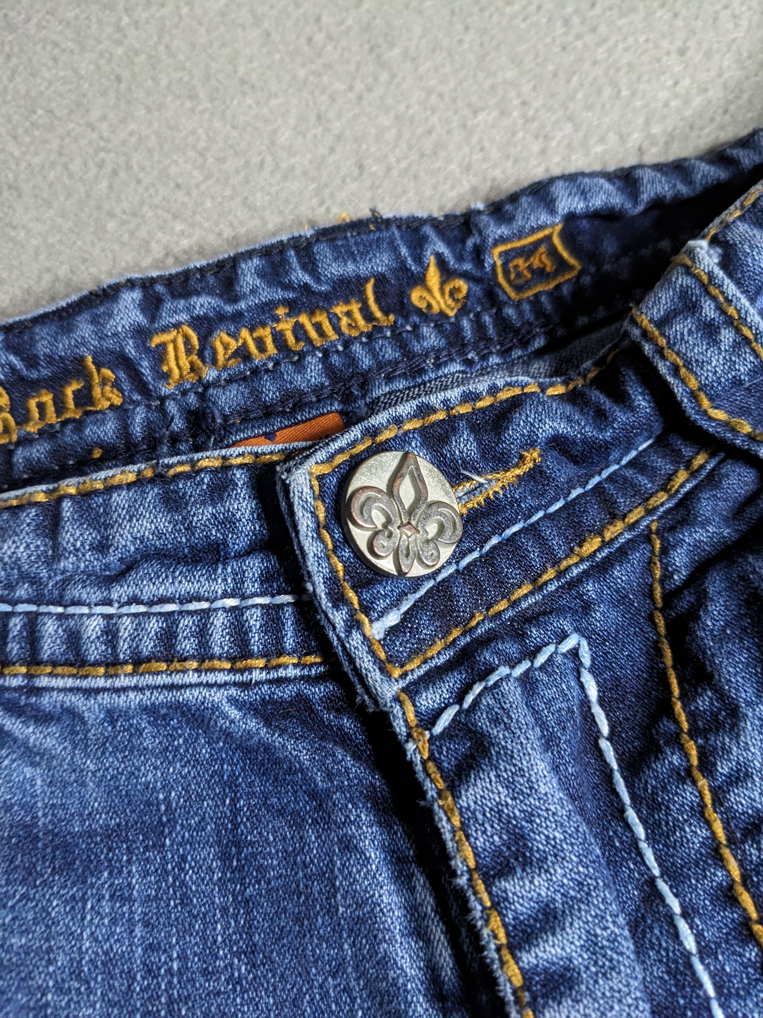 Rock Revival Rock Revival Jacklyn Jeans 34 Cropped Bootcut 25” Inseam Size 34" / US 12 / IT 48 - 6 Thumbnail