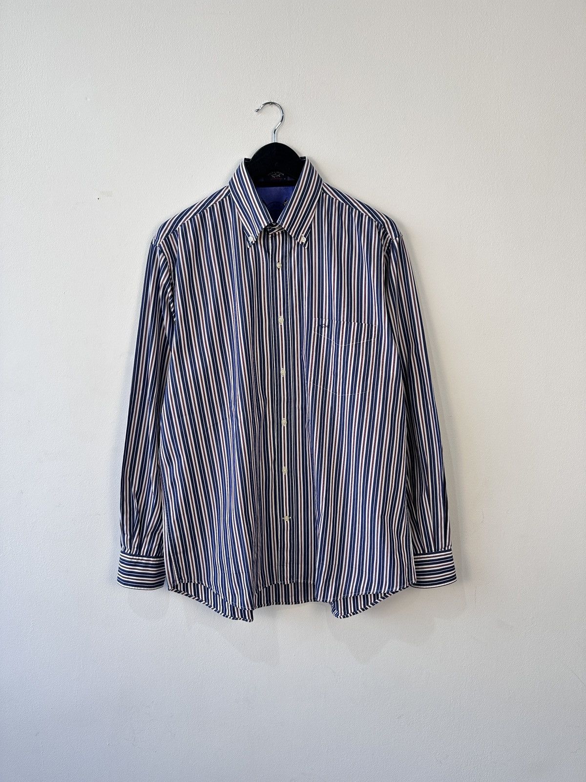 Paul & Shark Paul & Shark Yachting Multi Color Striped Button Shirt 42 L Size US L / EU 52-54 / 3 - 2 Thumbnail