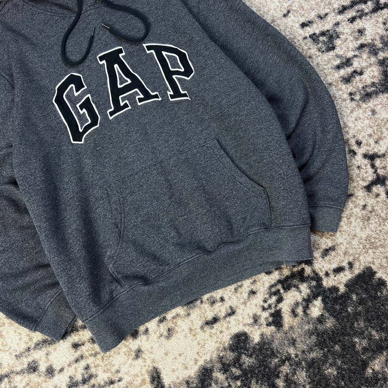 Gap Gap Vintage Y2K Big Embroidered Logo Hoodie Size US XL / EU 56 / 4 - 3 Thumbnail
