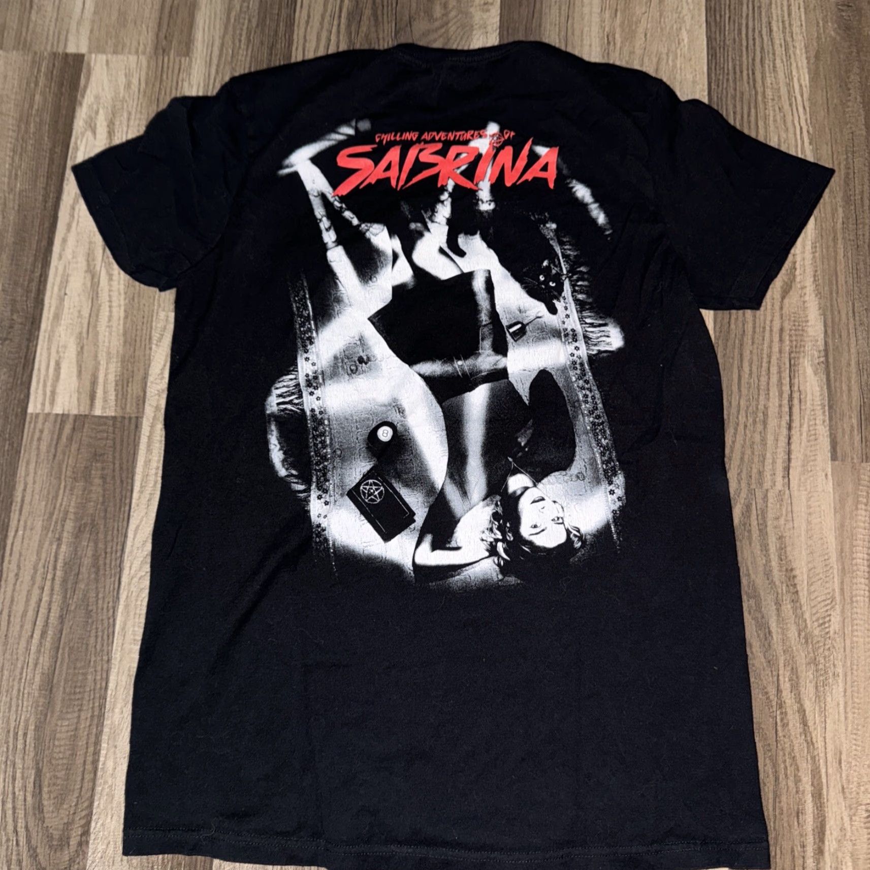 Vintage VINTAGE Women’s Chilling Adventures Of Sabrina T-Shirt M Black Womens Size M / US 6-8 / IT 42-44 - 4 Thumbnail