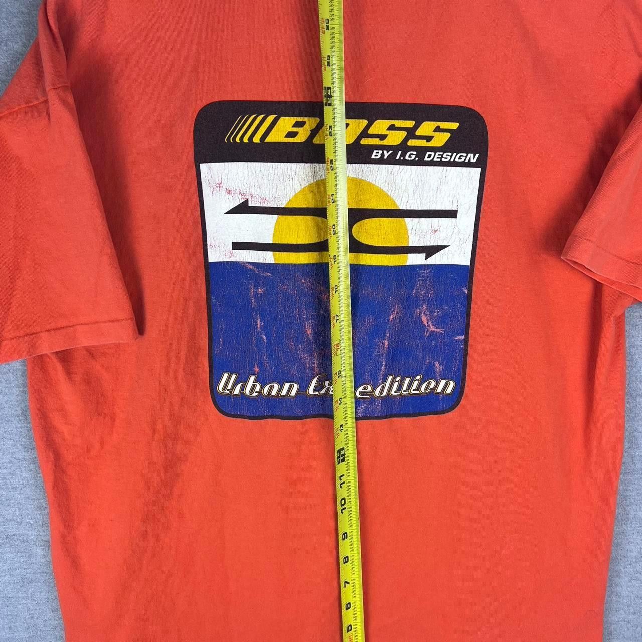 Vintage vintage 90s hugo boss tee orange size L Size US L / EU 52-54 / 3 - 5 Thumbnail