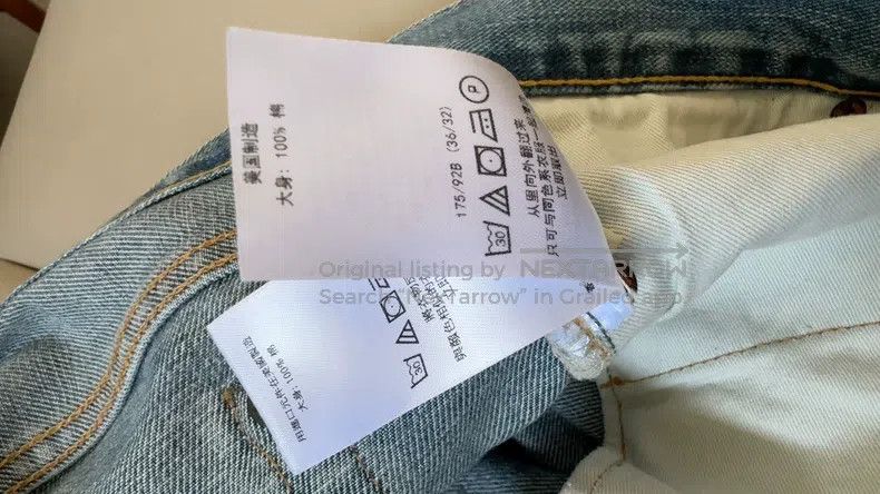 RRL Ralph Lauren RRL Ralph Lauren Slim Fit Spray Paint Slimming Jeans Size US 40 / EU 56 - 5 Thumbnail