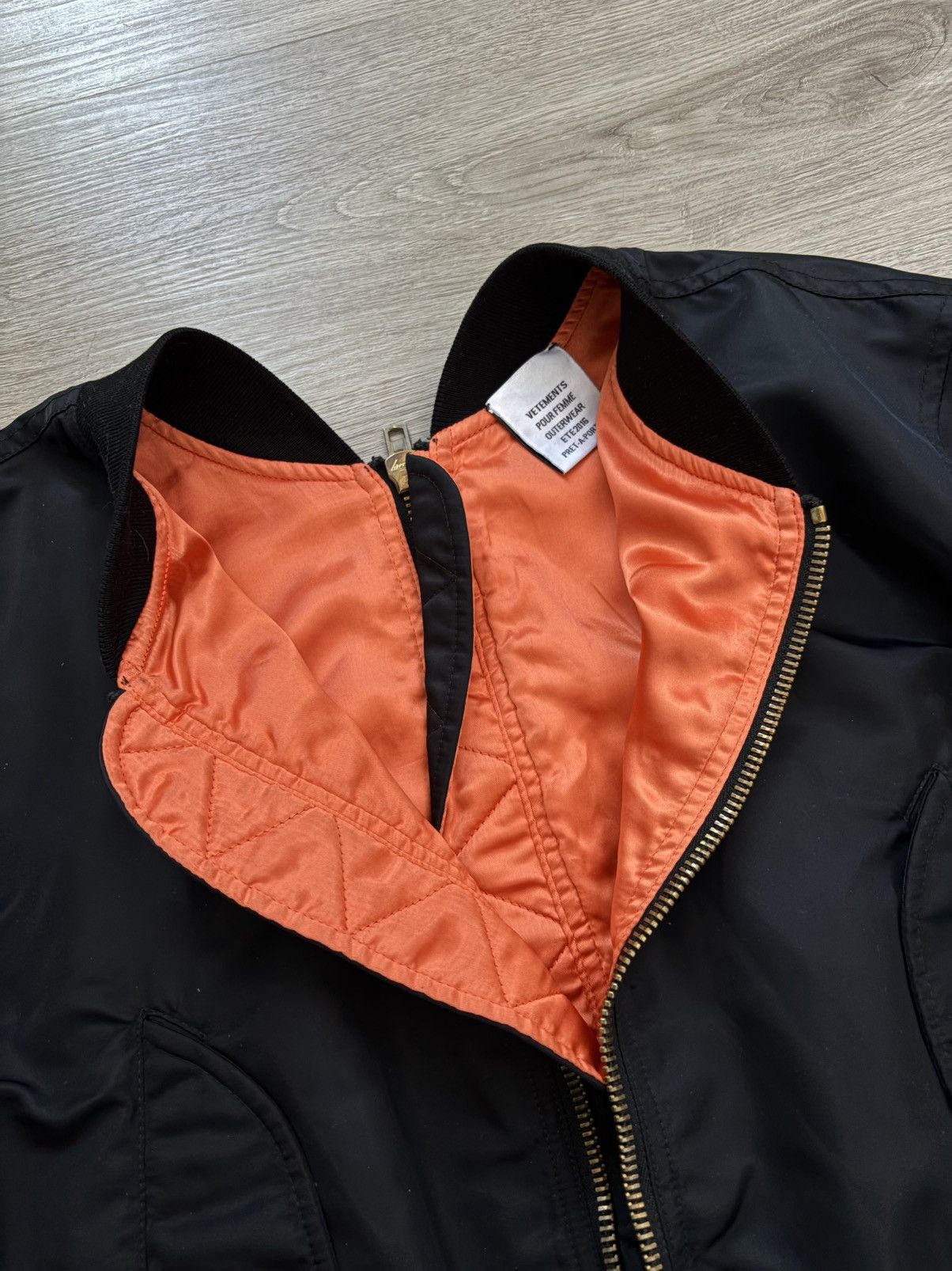 Vetements Vetements SS16 Double Zipper Bomber Jacket Size US S / EU 44-46 / 1 - 6 Thumbnail