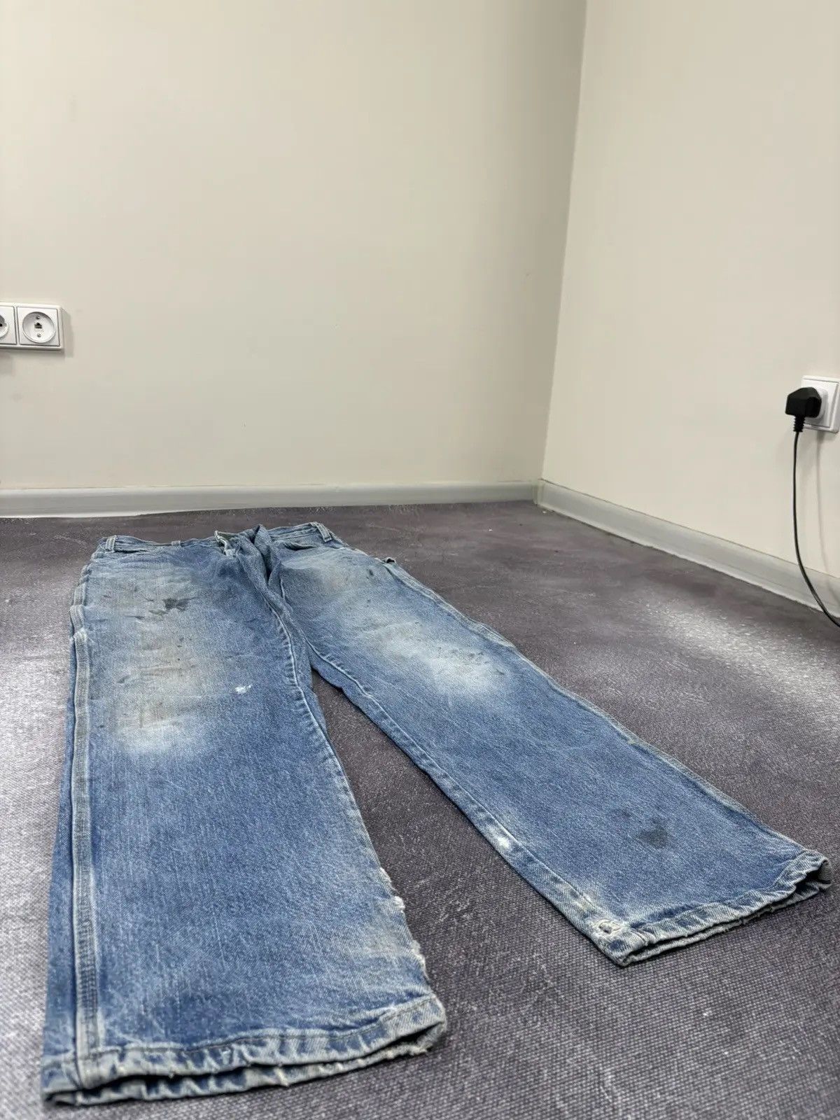 Dickies × Vintage Vintage Dickies Y2K Faded Blue Work Hype Denim Jeans Size US 32 / EU 48 - 7 Thumbnail