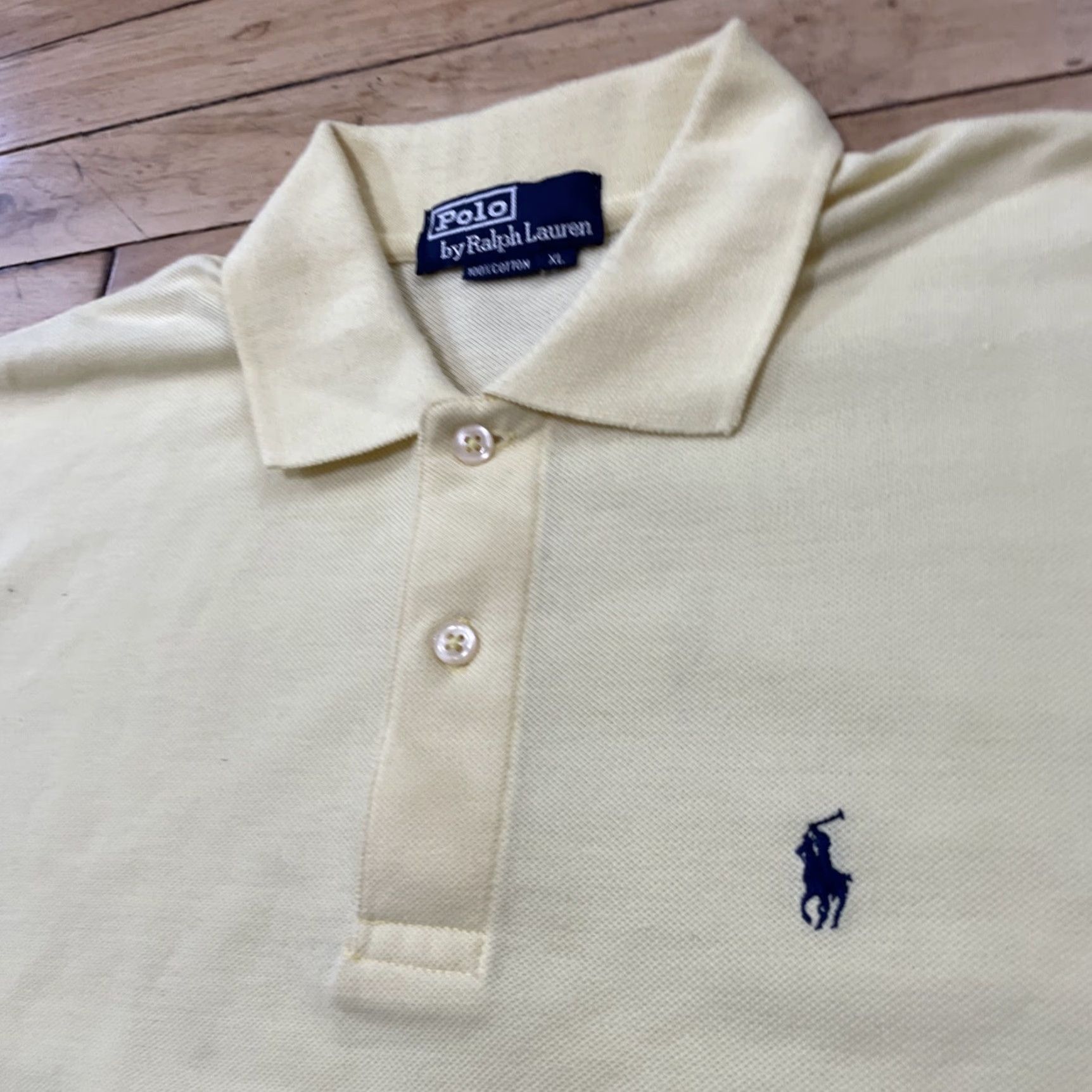 Polo Ralph Lauren VINTAGE Polo Ralph Lauren Golf Polo Shirt Men XL Bright Yellow Preppy 90s Size US XL / EU 56 / 4 - 5 Thumbnail