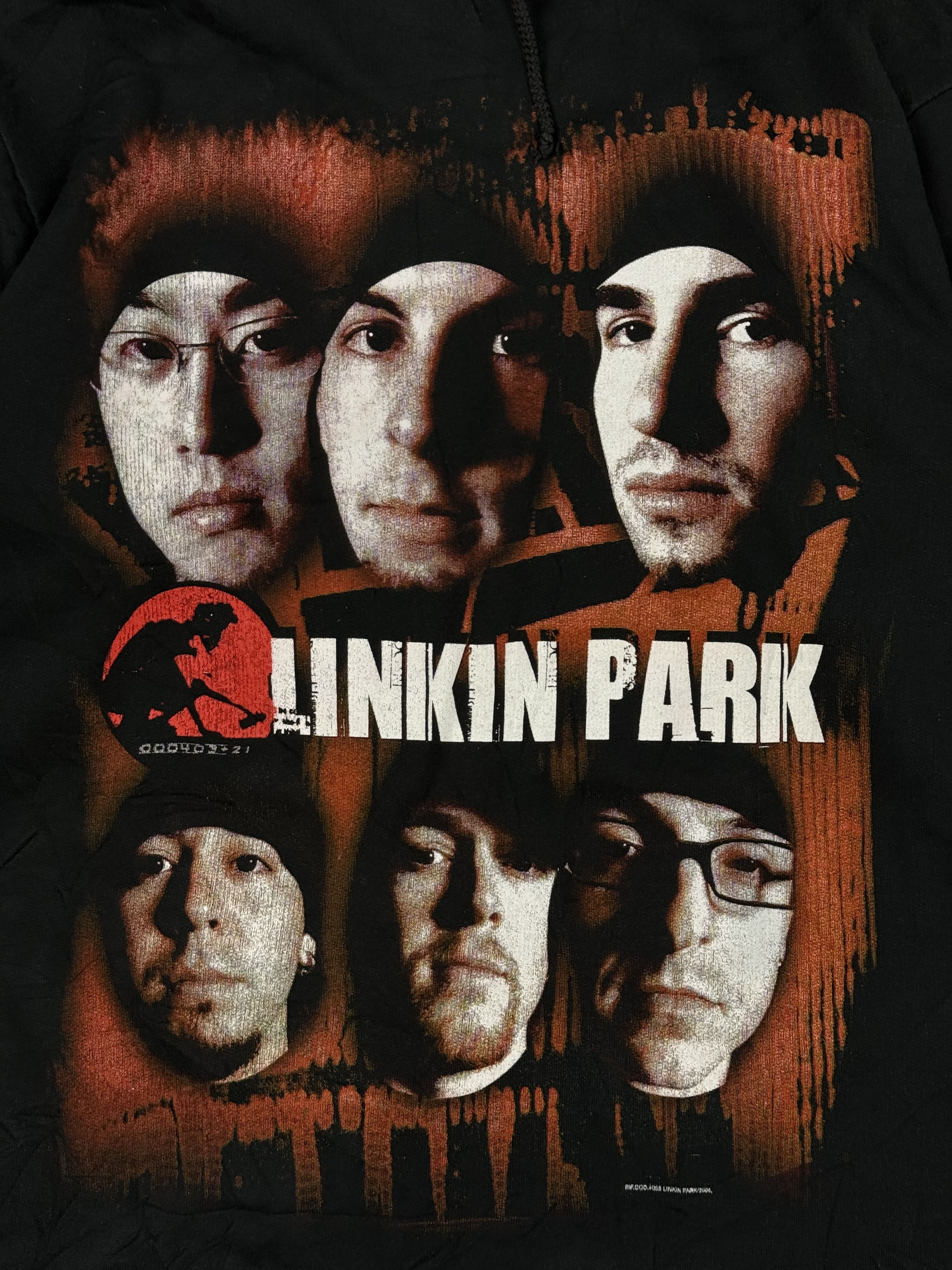 Vintage Vintage 90s Linkin Park Logo Band Hoodie Black Size US M / EU 48-50 / 2 - 2 Thumbnail