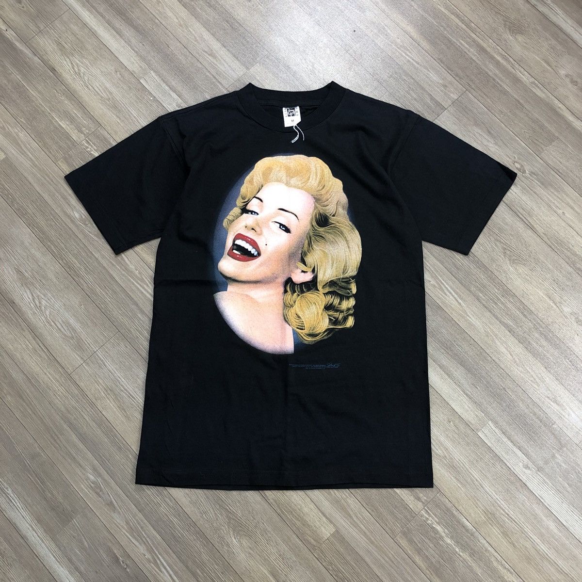 Band Tees × Vintage Vintage 1995 Marilyn Monroe USA Single Stetch T Shirt Size US XL / EU 56 / 4 - 1 Thumbnail