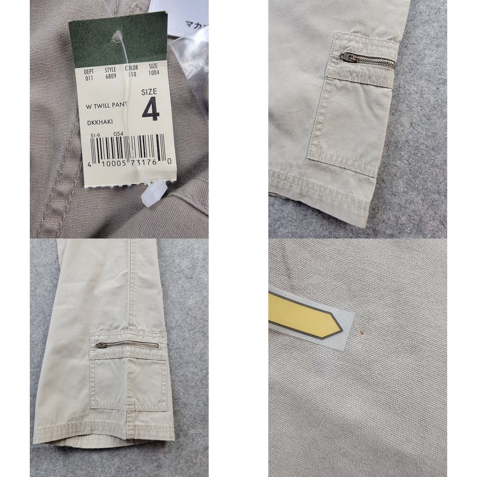 Eddie Bauer VINTAGE Eddie Bauer Pants Womens 4 Beige Twill Pant 100% Cotton Casual Outdoor Size 27" / US 4 / IT 40 - 8 Thumbnail
