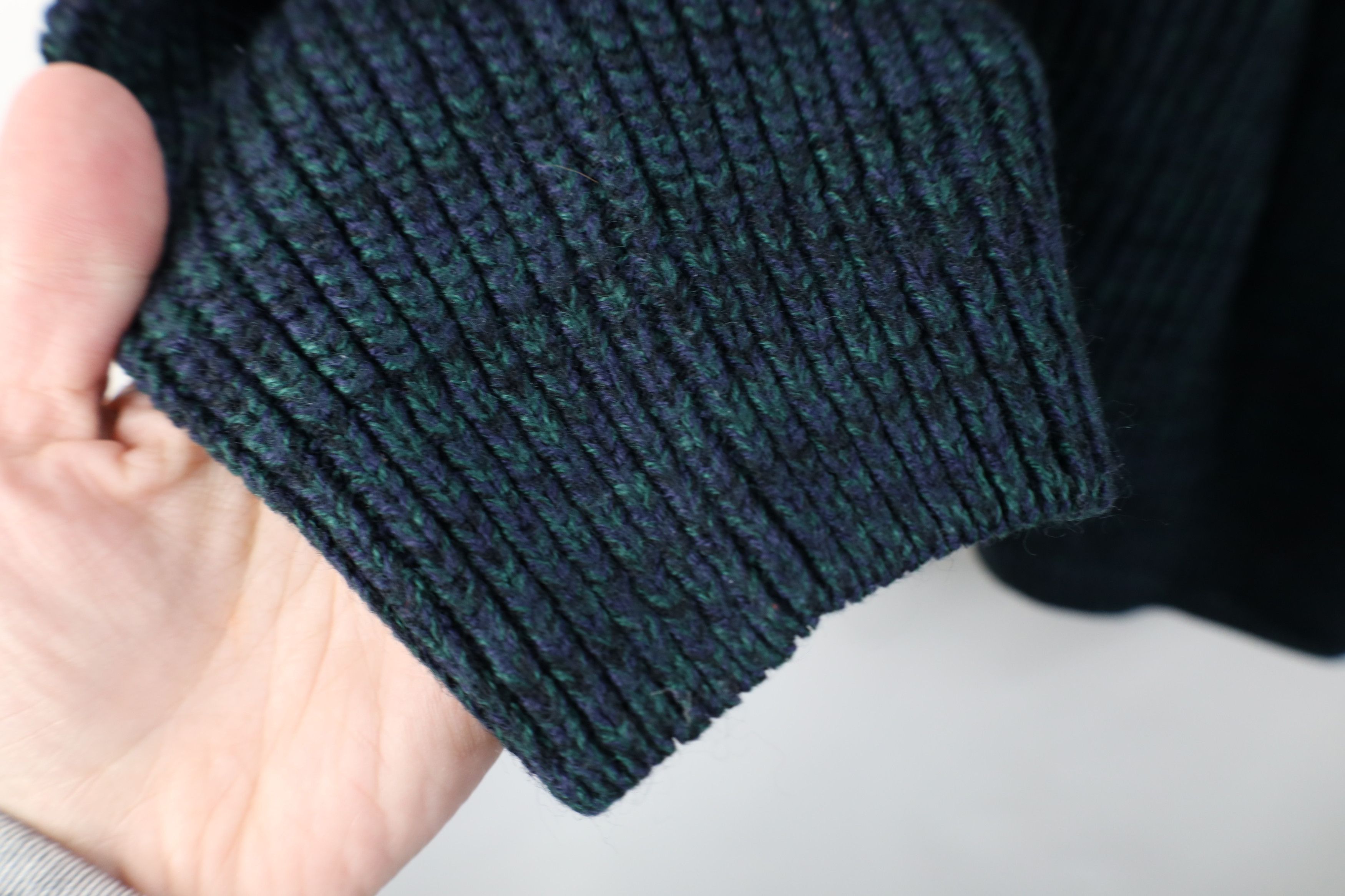 Vintage Vintage 90s Streetwear Boxy Fit Chunky Ribbed Knit Sweater Size L / US 10 / IT 46 - 6 Thumbnail