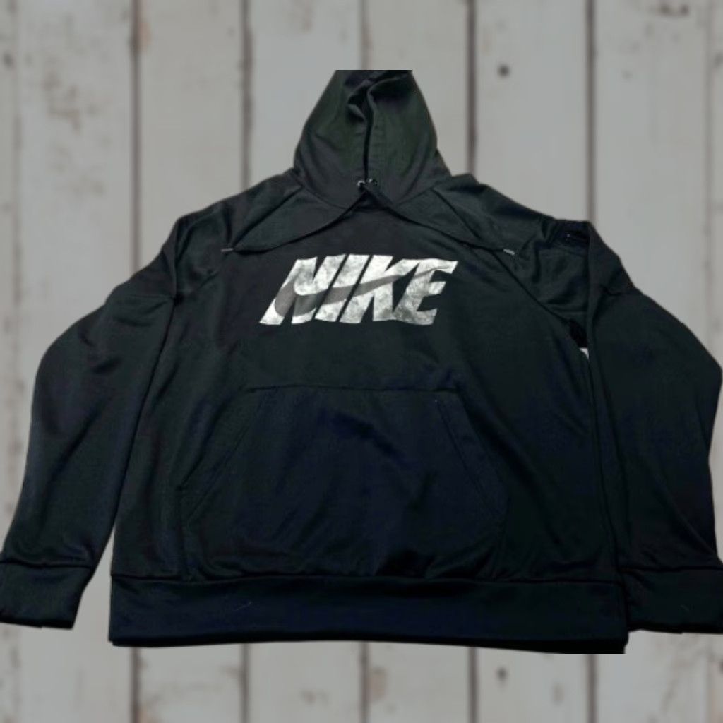 Nike Nike Therma-Fit Men's Large Training Hoodie DQ4842-416 Black Pullover Gray Logo Size US L / EU 52-54 / 3 - 1 Thumbnail