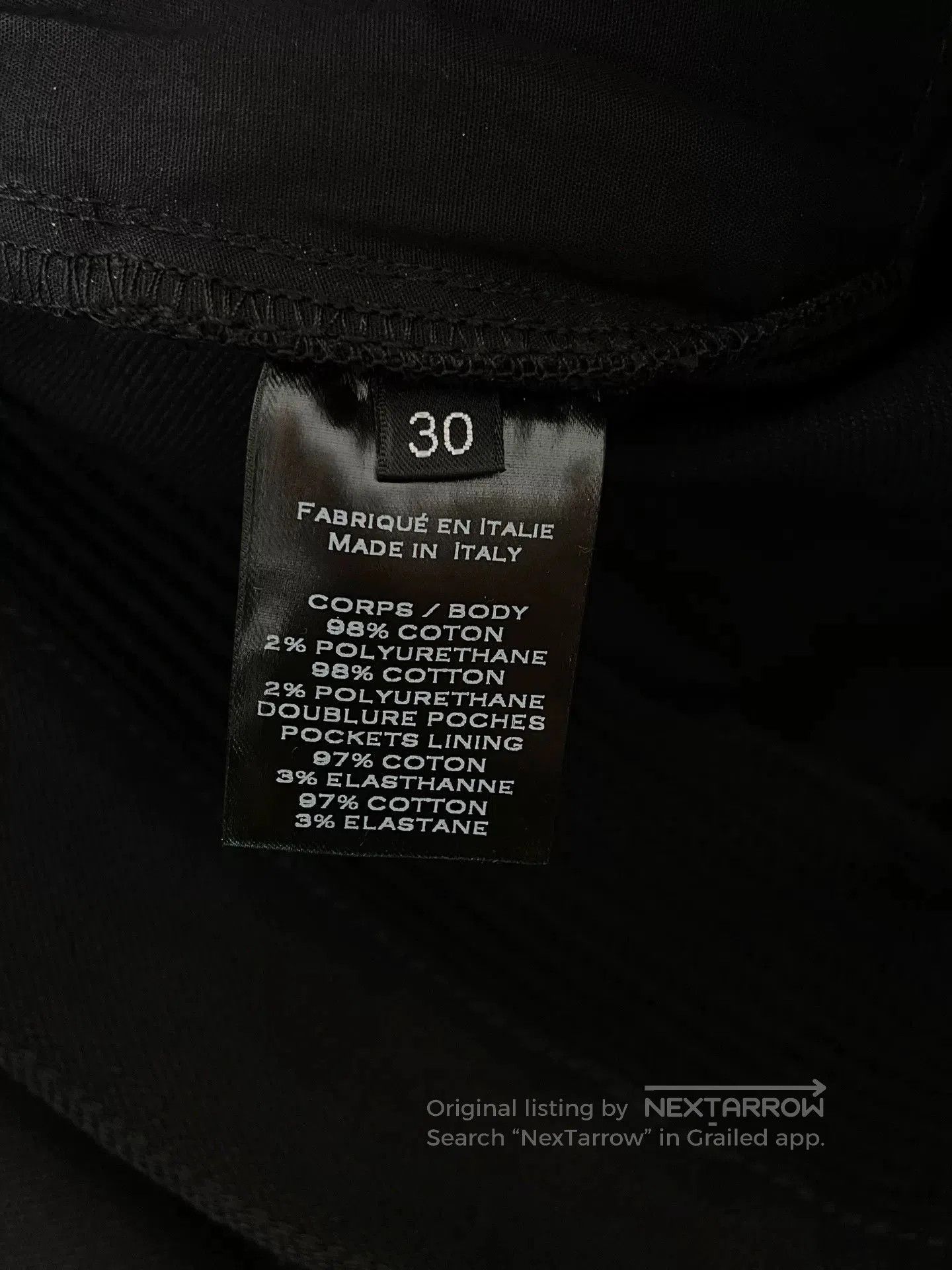 Balmain Balmain Leather Panel Biker Jeans. Size US 30 / EU 46 - 3 Thumbnail