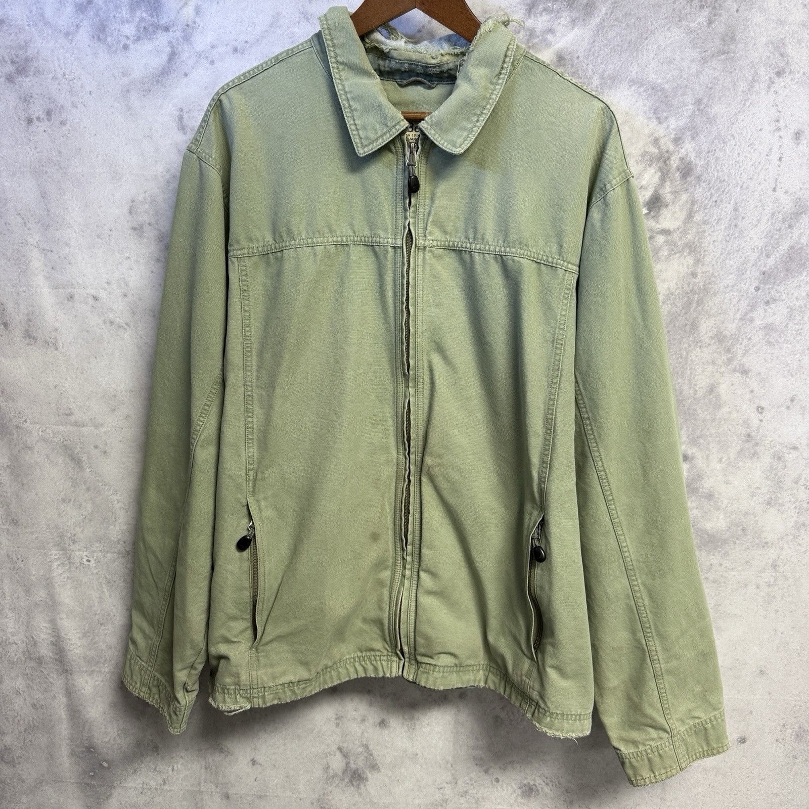 L.L. Bean Vintage LL Bean Jacket Mens 2XL XXL Tall Green Full Zip Coll Size US XXL / EU 58 / 5 - 1 Thumbnail