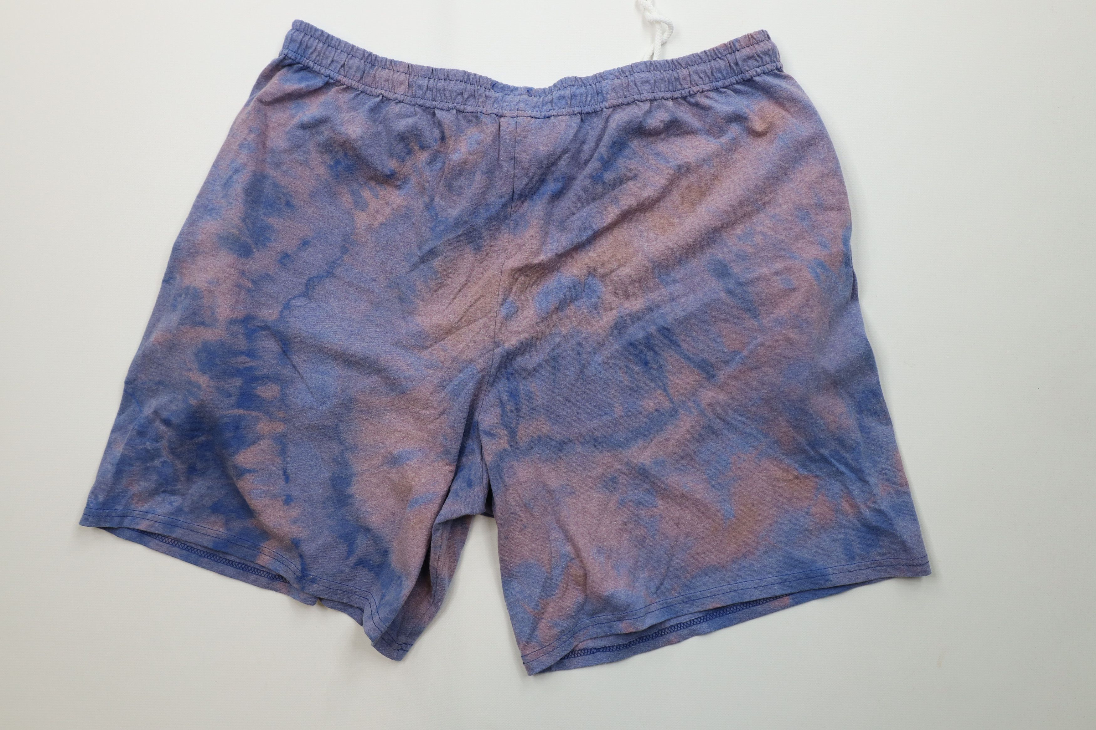 Vintage Vintage Y2K Streetwear Wash Above Knee Shorts Blue Trippy Size US 36 / EU 52 - 7 Thumbnail