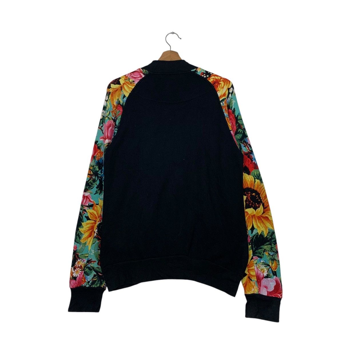 Japanese Brand JOYRICH Florals Graphic Sleeve Varsity Jacket #2207-C97 Size US M / EU 48-50 / 2 - 7 Thumbnail