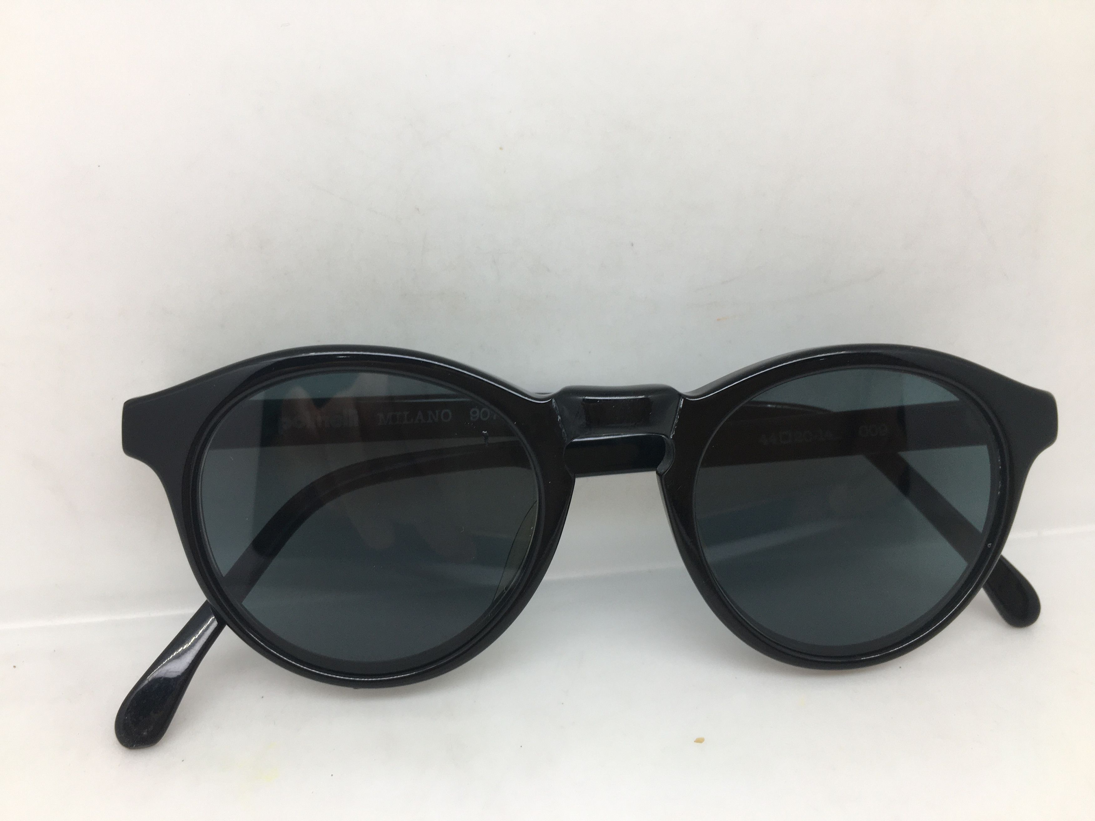 Vintage Polinelli Milano Black Keyhole Sunglasses ARISTOCRAT Size ONE SIZE - 8 Thumbnail
