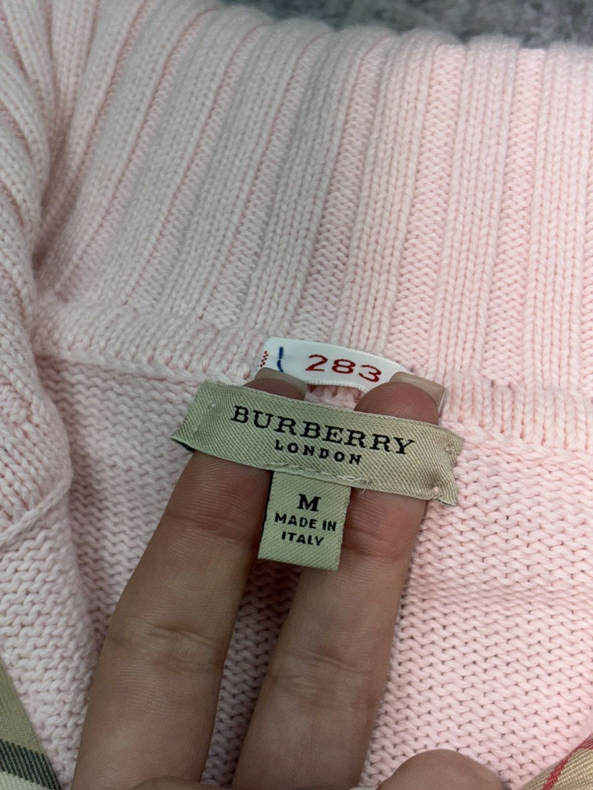 Burberry Burberry Brit Cropped Cardigan Sweater Cotton Women's size S Size S / US 4 / IT 40 - 7 Thumbnail