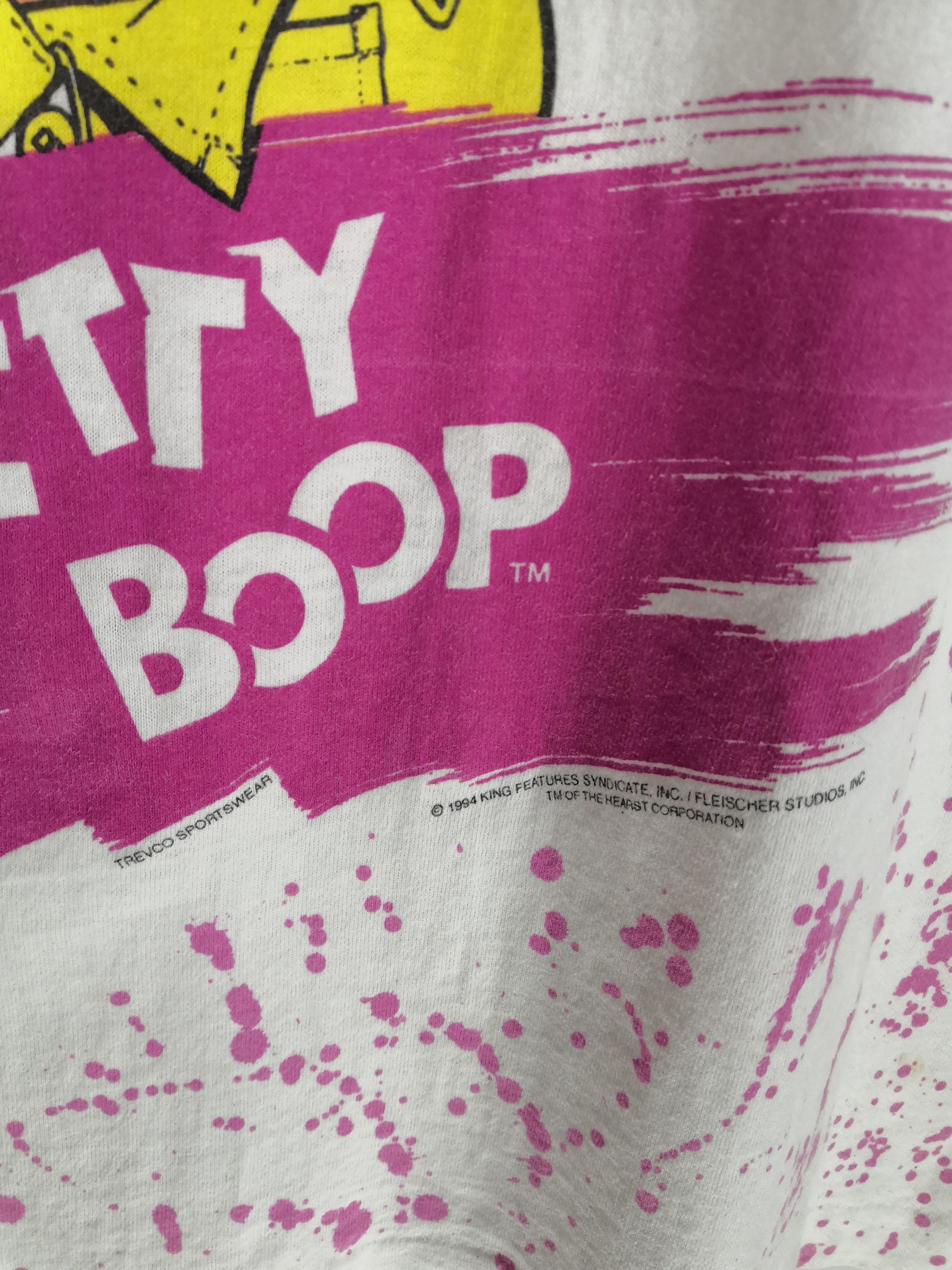 Vintage Vintage 90s Betty Boop Tee 1994 Movie Overprint T-Shirt Size US M / EU 48-50 / 2 - 3 Thumbnail