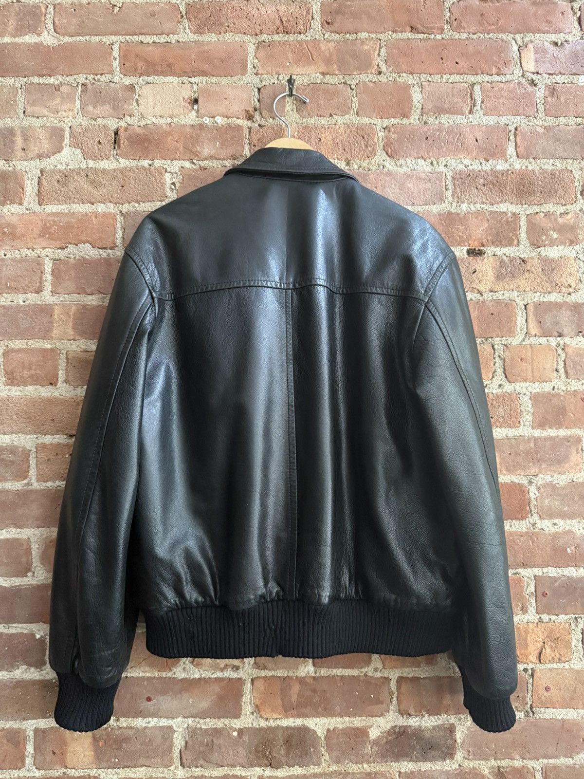 Prada Prada Vintage Leather Jacket Size 50 Size US L / EU 52-54 / 3 - 2 Thumbnail