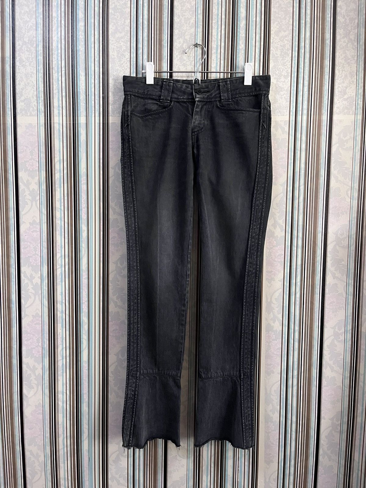 Vivienne Tam FW15 flared cutouts embossed stitch side #C2 Size 29" - 3 Thumbnail