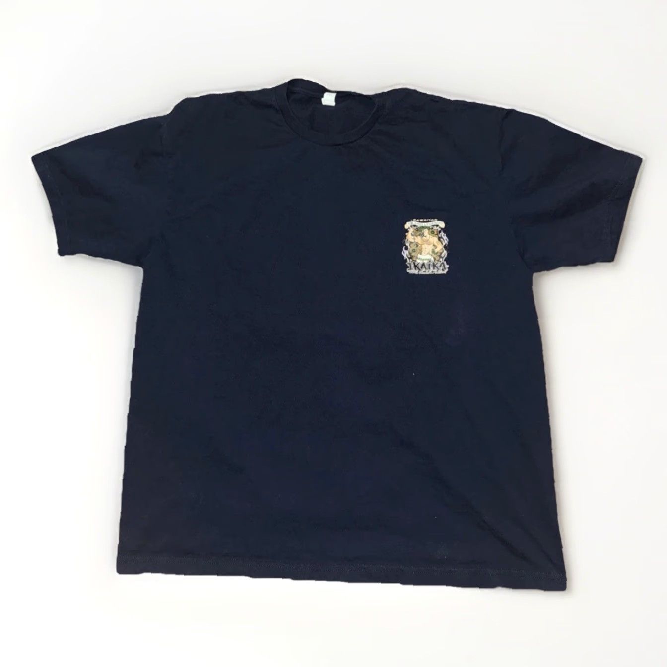 Vintage VINTAGE Unbranded T-Shirt Navy Blue XL Ikaika Warrior Graphic Print Hawaiian Island Legends 90s Y2K Surfing Men Mens Size US XL / EU 56 / 4 - 3 Thumbnail