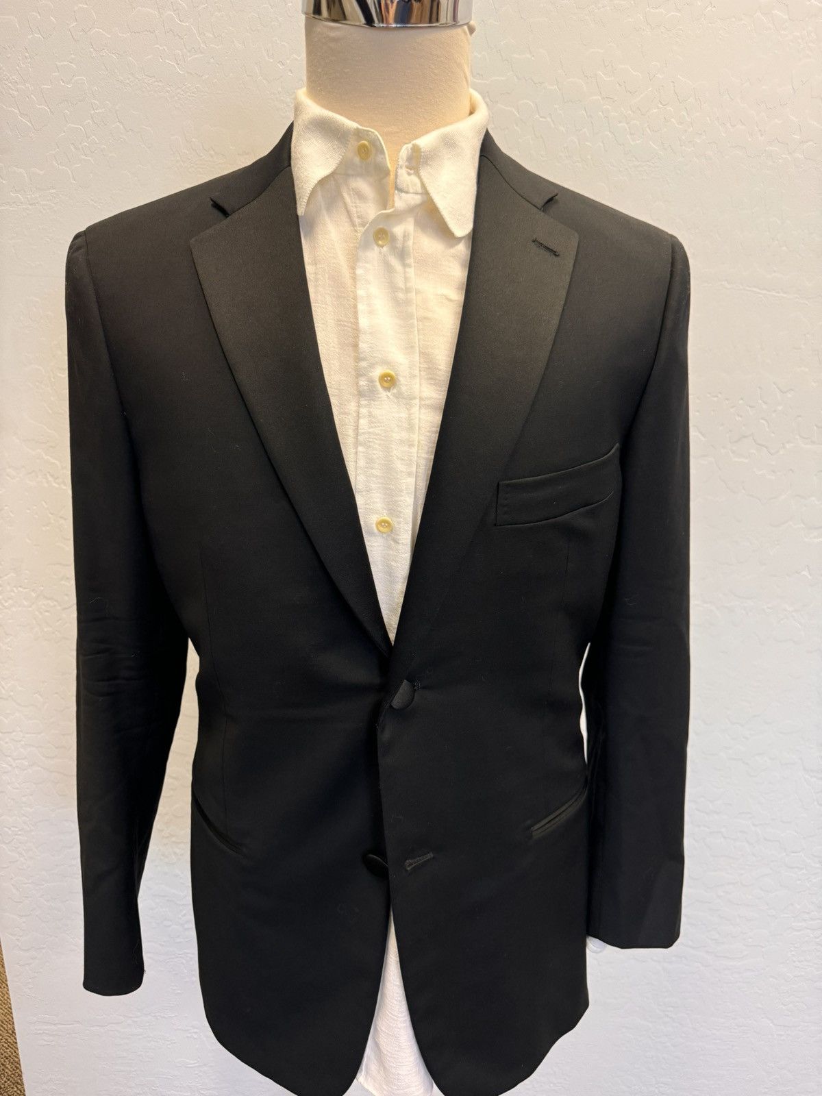 Isaia ISAIA Napoli AQUASPIDER Tuxedo Jacket 42R $3295 Size 42R - 1 Thumbnail