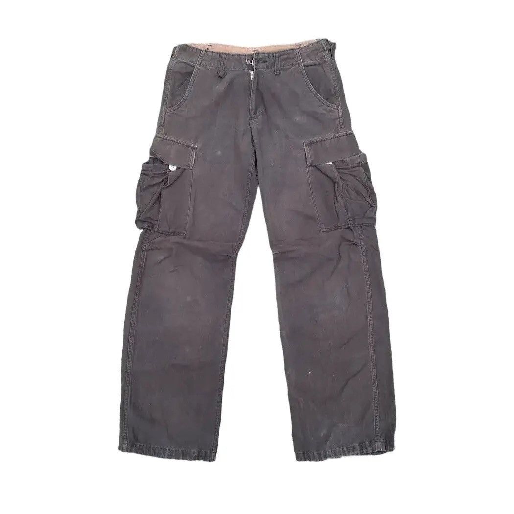 Japanese Brand VINTAGE JUNMEN W29 L31 UTILITY TROUSER FADED CARGO PANTS Size US 29 - 1 Thumbnail