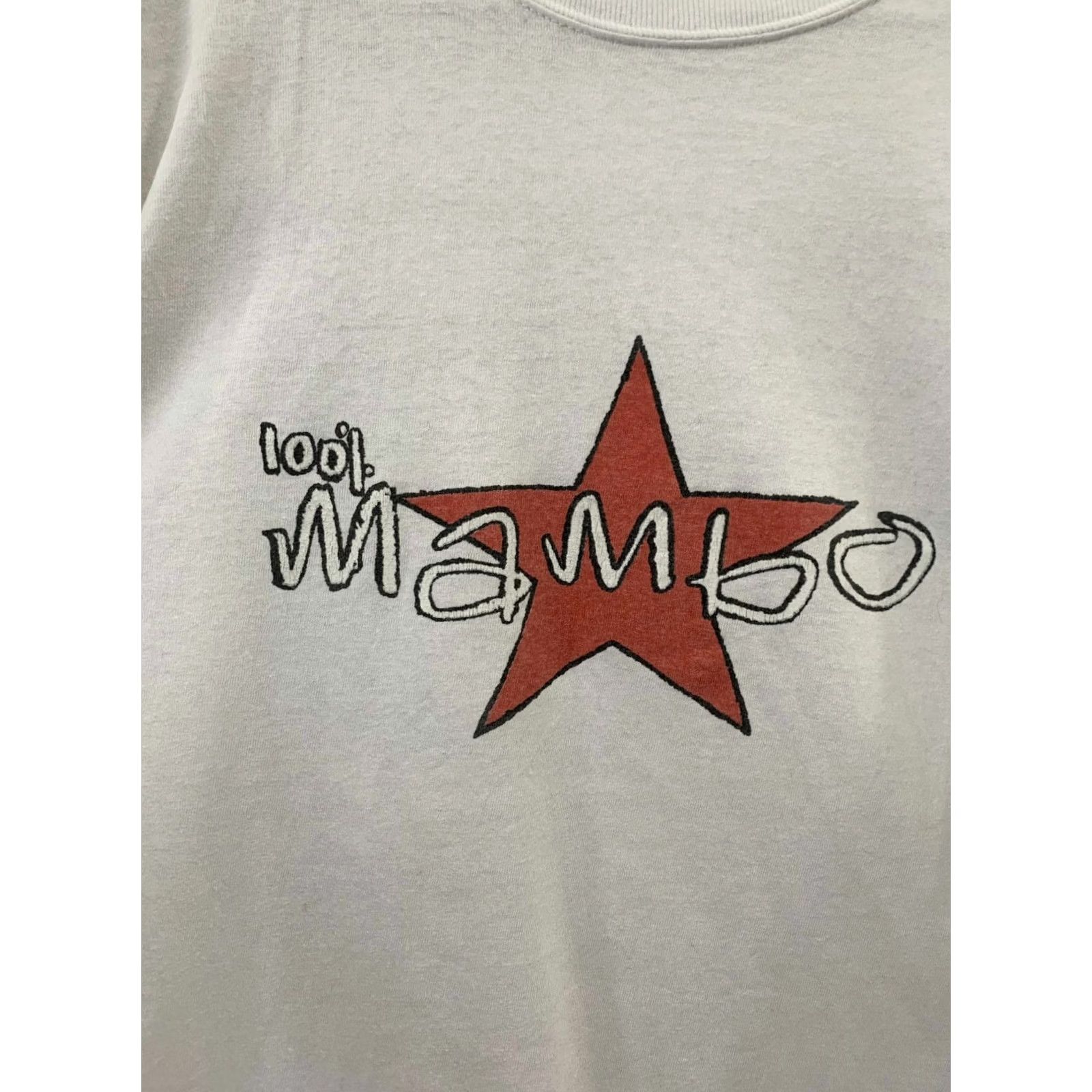 Mambo VINTAGE Mambo T-Shirt White XL 90s Red Star Logo Graphic Mens Size US XL / EU 56 / 4 - 4 Thumbnail