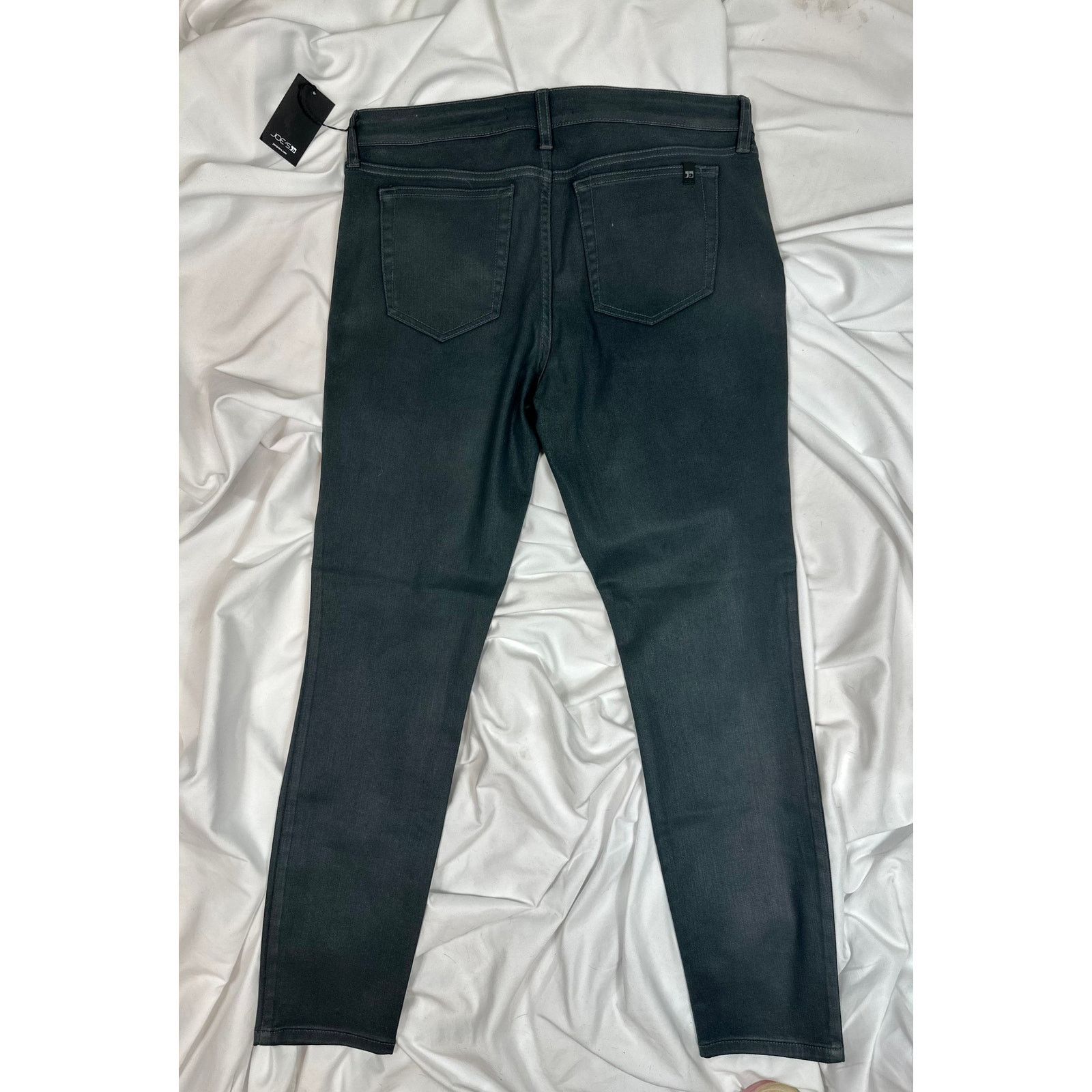 Other Joes Jeans Straight Leg Logo Back Pocket Black 31 Size 31" - 12 Thumbnail