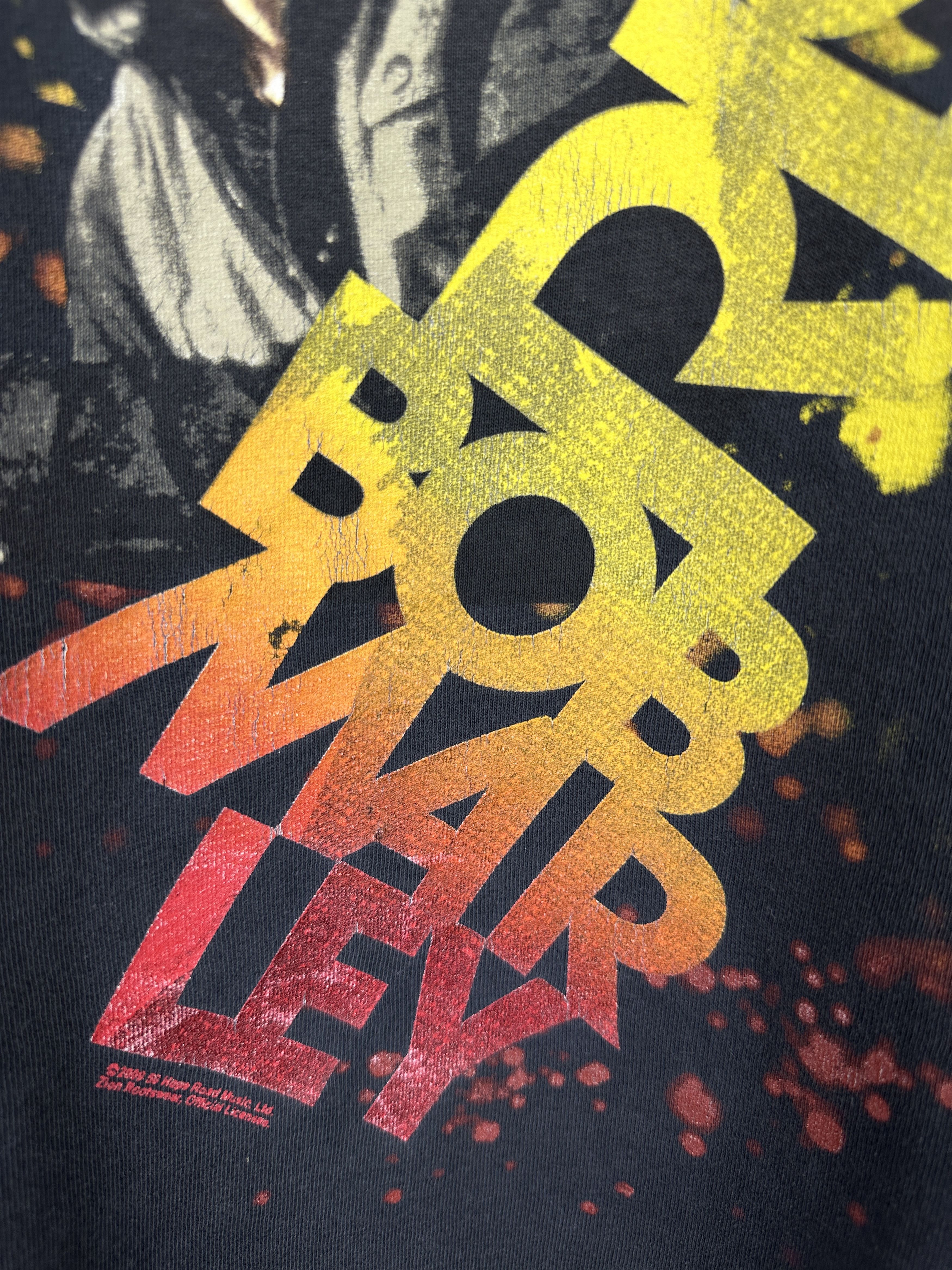Band Tees Vintage Bob Marley Rise Up Graphic T Shirt Tee Rock Metal 90 Size US L / EU 52-54 / 3 - 7 Thumbnail