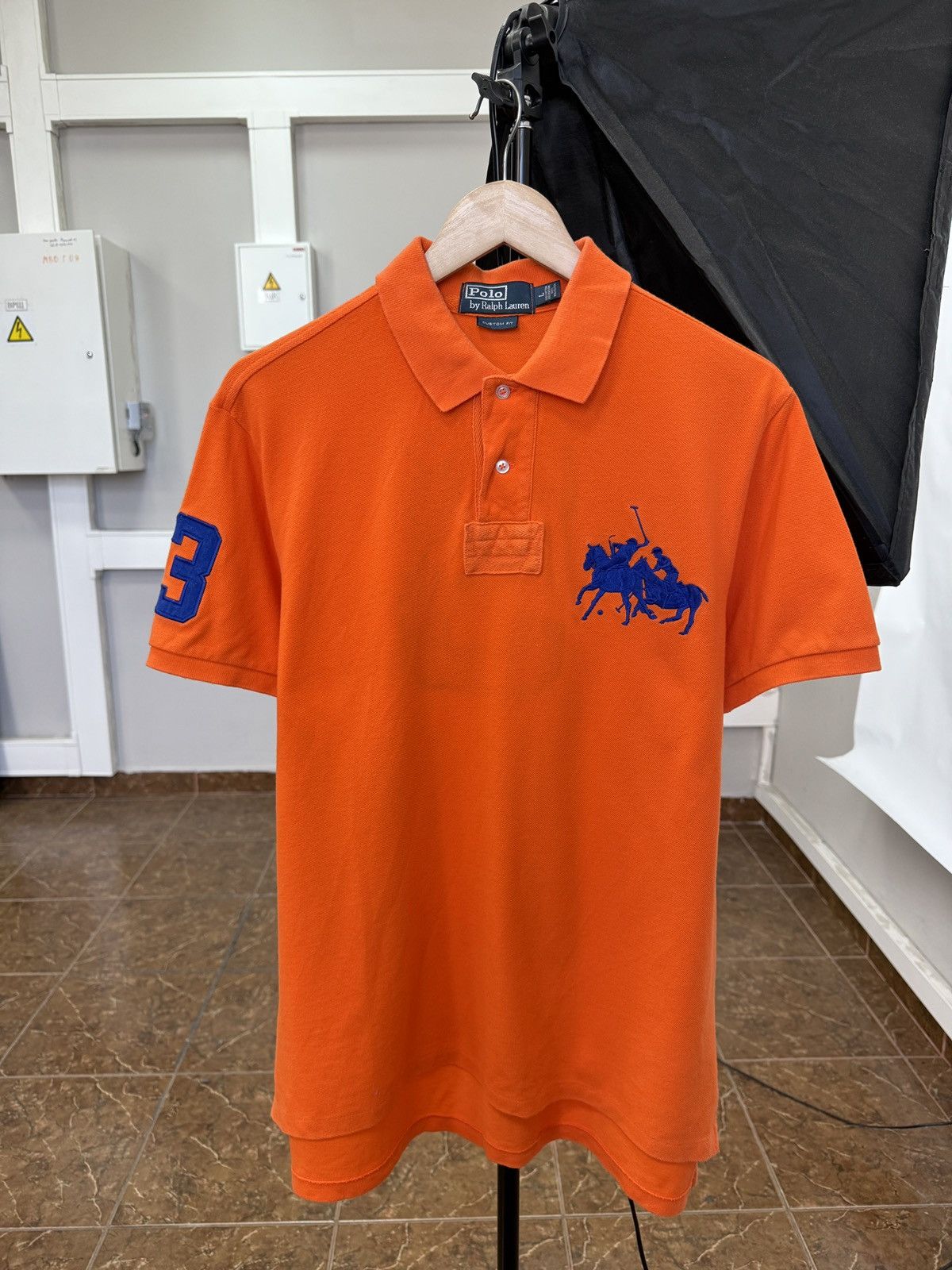 Polo Ralph Lauren 🇺🇸 Vintage 90s Polo Ralph Lauren Polo T-Shirt New York Rare Size US L / EU 52-54 / 3 - 1 Thumbnail