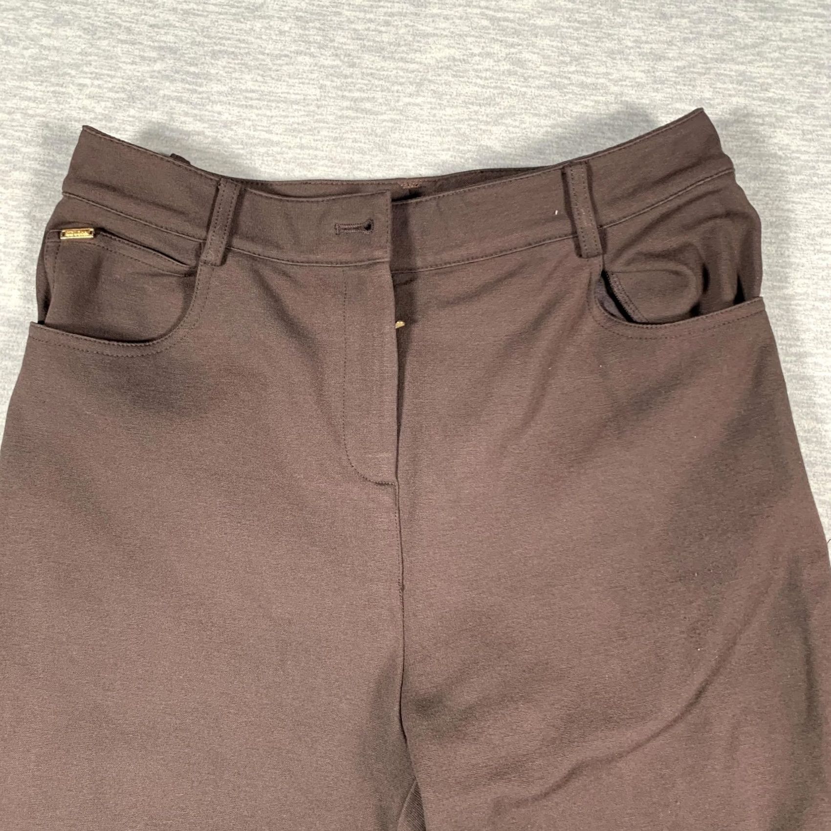 St. John St John Pants Womens 4 Straight Leg Career Trousers Pull On Stretch Classic Size 27" / US 4 / IT 40 - 6 Thumbnail