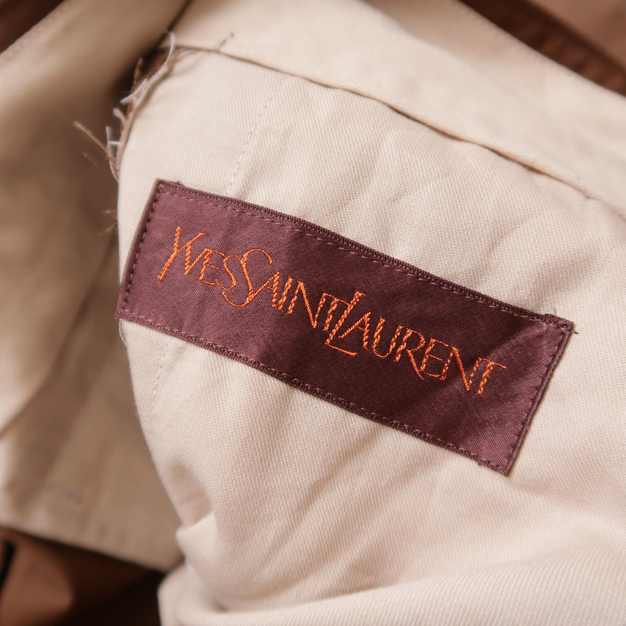 Yves Saint Laurent Vintage 90s Yves Saint Laurent Brown Label Pleated Baggy Size US 29 - 7 Thumbnail