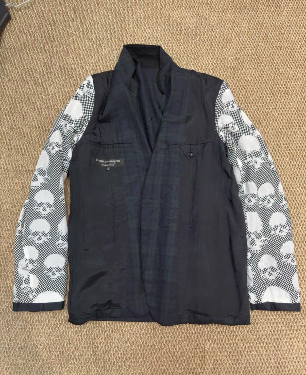 Comme des Garcons Homme Plus Comme des Garcons Homme Plus Skull Plaid Blazer K23 Size US XS / EU 42 / 0 - 5 Thumbnail