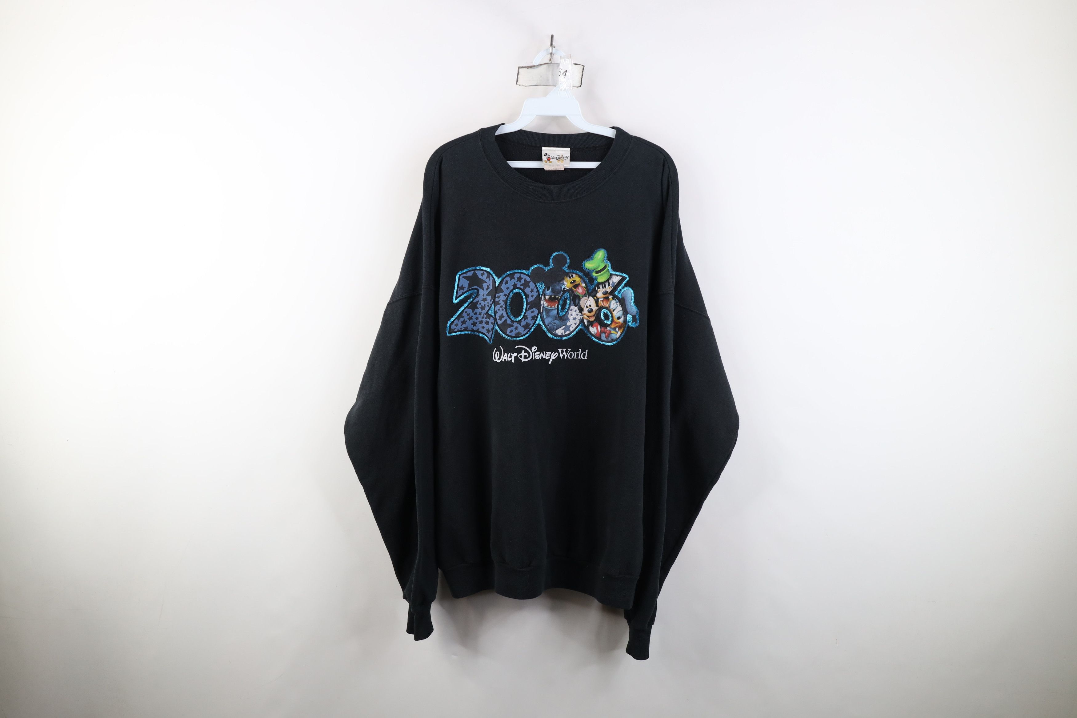 Disney Vintage Y2K 2006 Walt Disney World Crewneck Sweatshirt Black Size US XXL / EU 58 / 5 - 1 Thumbnail