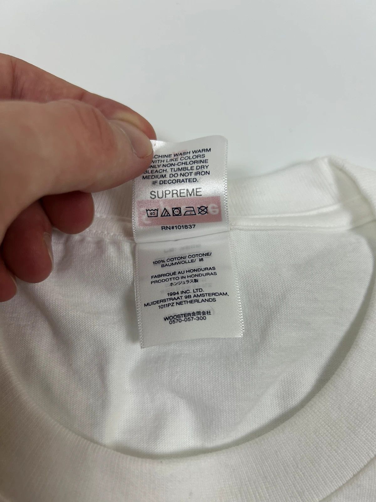 Supreme Supreme stick tee fuck tshirt logo streetwear bogo box logo Size US XL / EU 56 / 4 - 6 Thumbnail