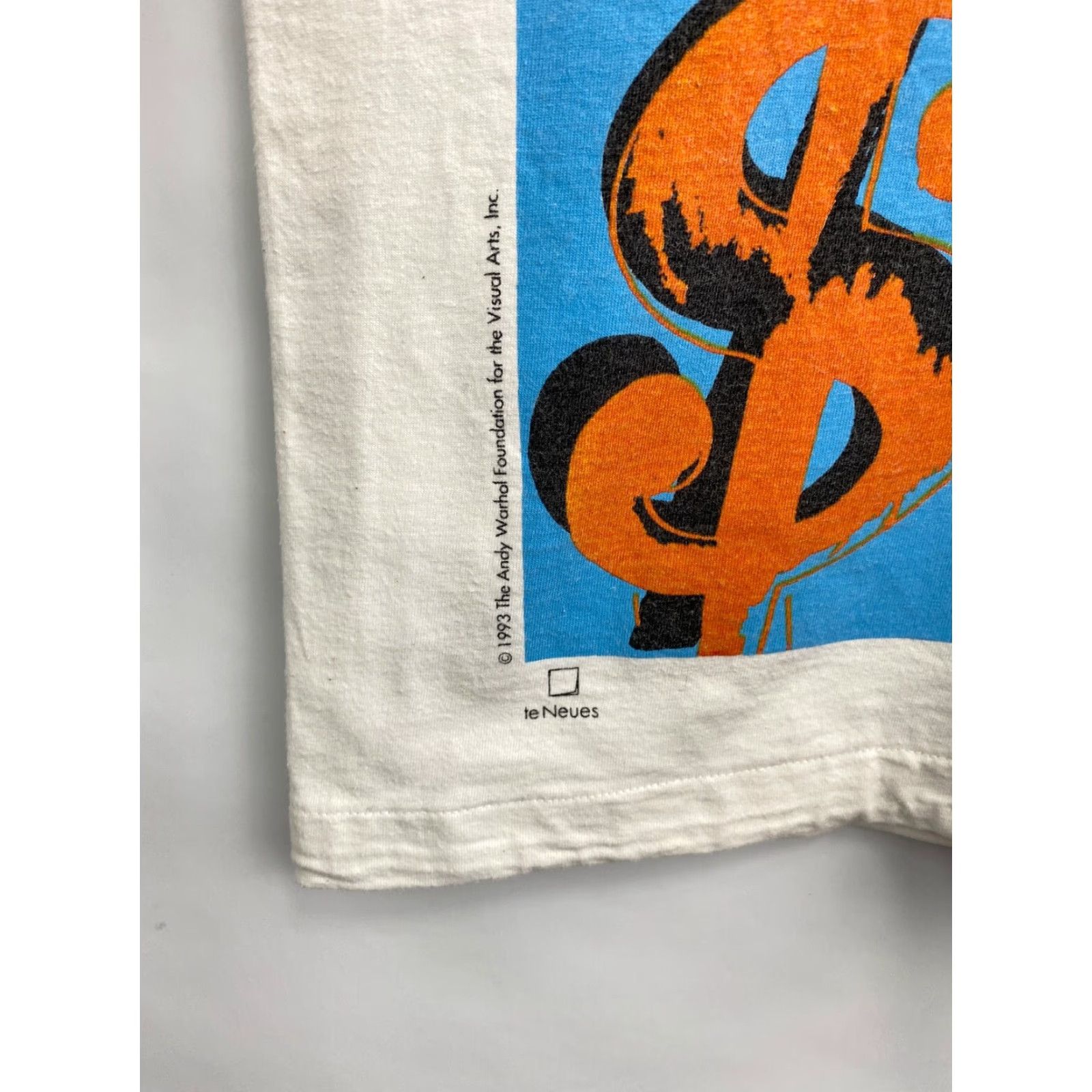 Vintage Vintage Andy Warhol Dollars Pop Art T-Shirt Mens S White Nike? Size US S / EU 44-46 / 1 - 6 Thumbnail