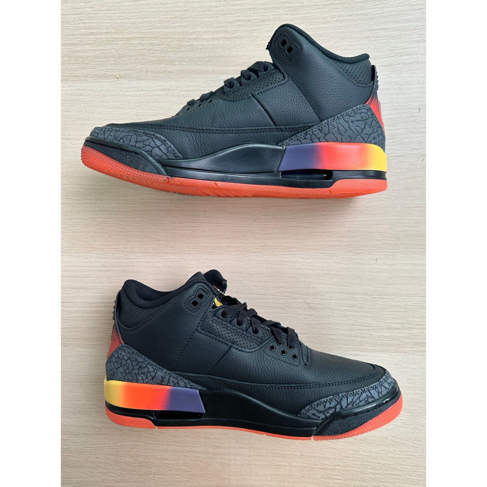 Jordan Brand RARE J Balvin x Jordan 3 Rio Black Sneaker - Size 8M - NEW Size US 8 / EU 41 - 6 Thumbnail