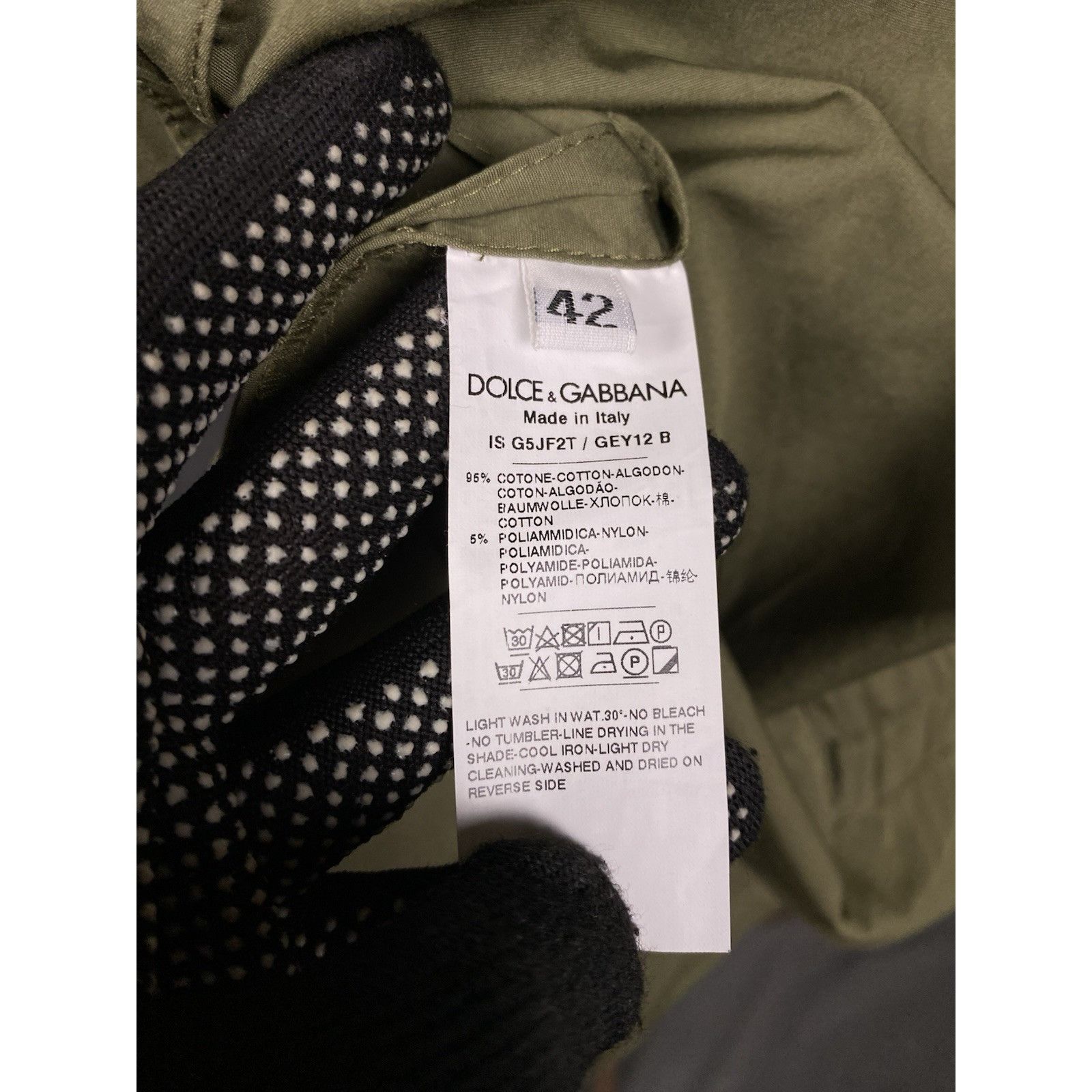 Dolce & Gabbana MINT! Dolce&Gabbana Green Khaki Multipocket Army Military Sh Size US L / EU 52-54 / 3 - 13 Thumbnail