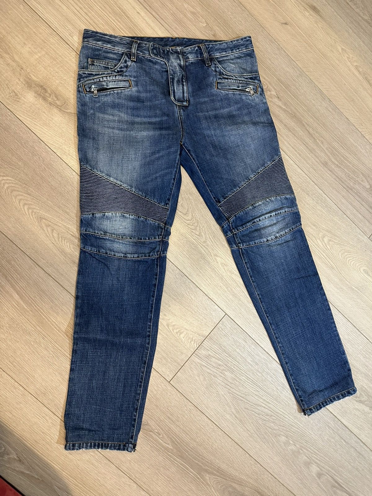 Balmain Balmain Biker Denim Size US 36 / EU 52 - 2 Thumbnail