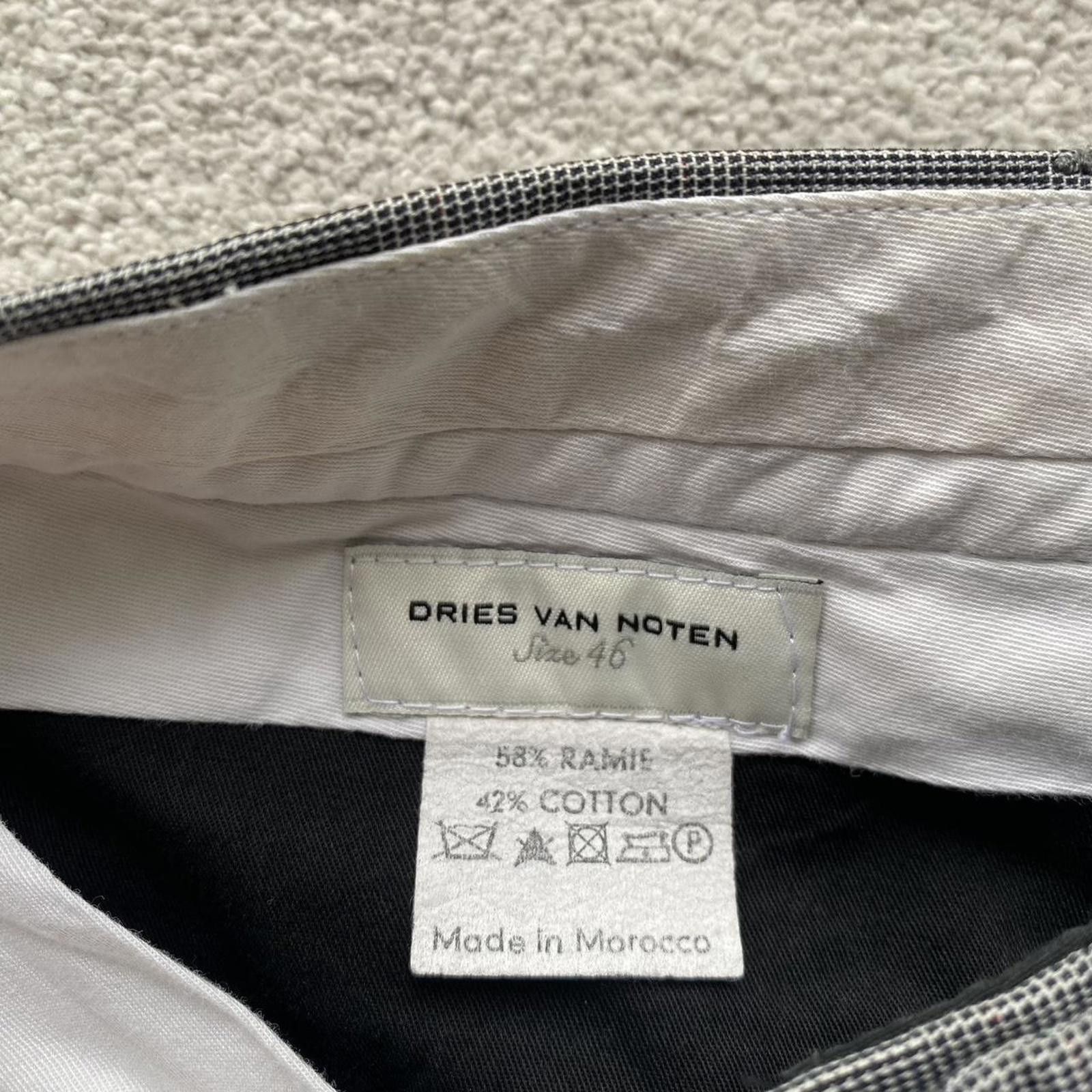 Dries Van Noten Dries Van Noten Checked Trousers. Size US 30 / EU 46 - 7 Thumbnail