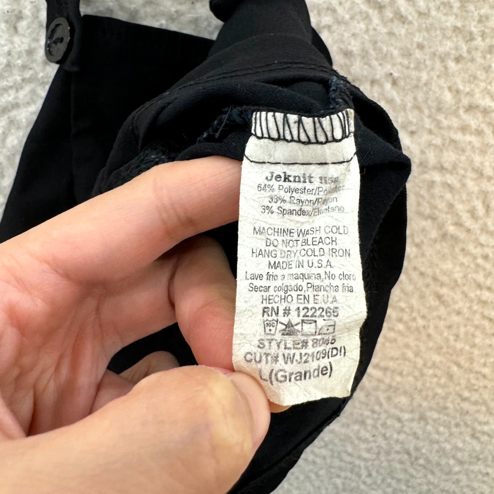 Vintage VINTAGE Y2K Jeknit Vest Top L Black Waist Girdle Punk Goth Emo Alice Cullen Mall Shirt Mens/ Womens Size L / US 10 / IT 46 - 6 Thumbnail