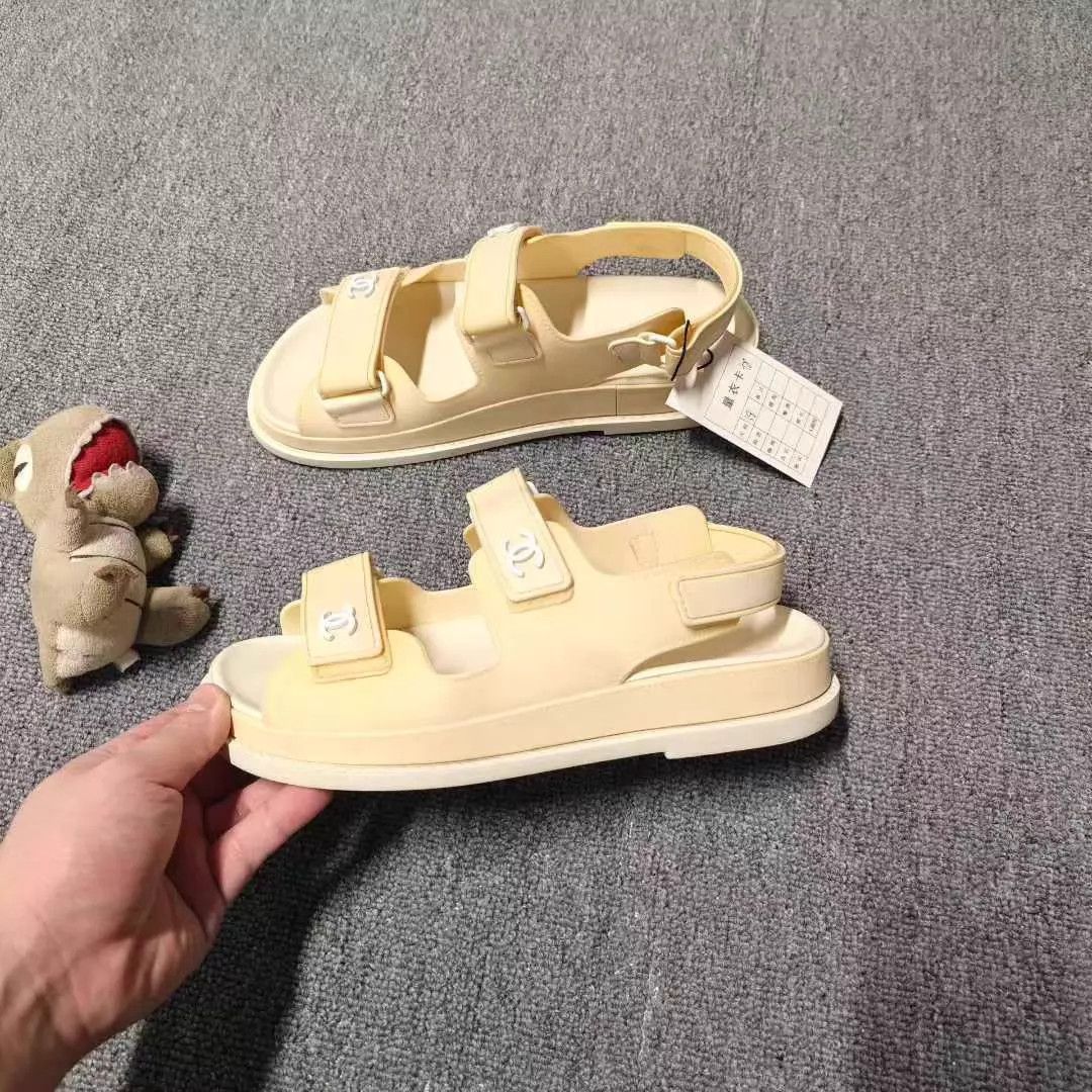 Chanel Chanel CC Sandals 98 New Size 38 Size US 7.5 / IT 37.5 - 2 Thumbnail