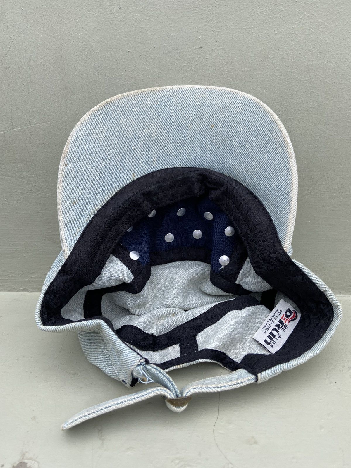 If Six Was Nine 2000s derun punk skull studded denim patrol hat Size ONE SIZE - 6 Thumbnail