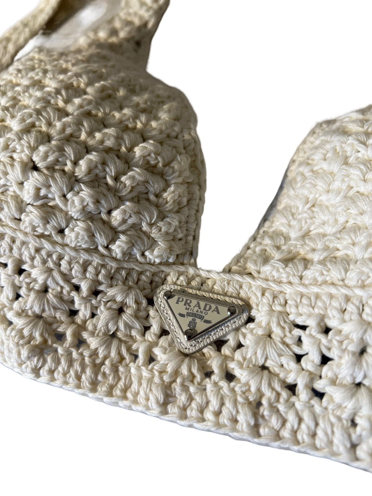 Prada Prada Crochet top Only Vip Creme 💞 Size S / US 4 / IT 40 - 3 Thumbnail