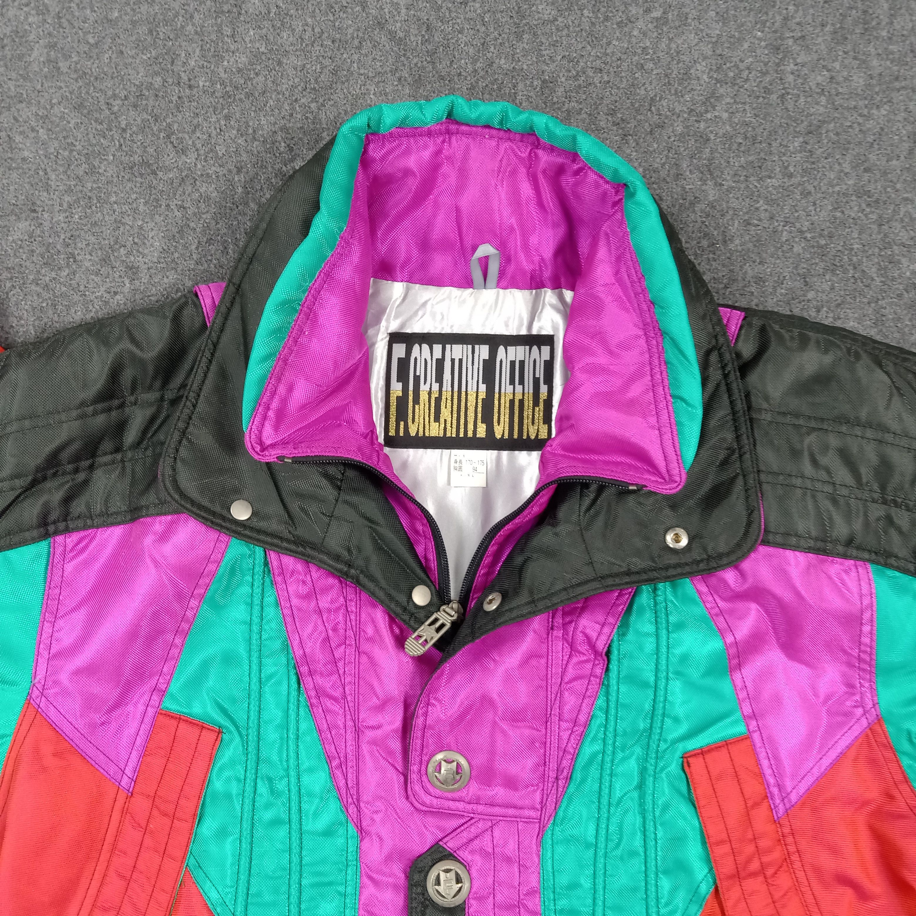 Vintage Retro 90's FCO F. Creative Office Ski Sport Jacket C284N19 Size US L / EU 52-54 / 3 - 4 Thumbnail