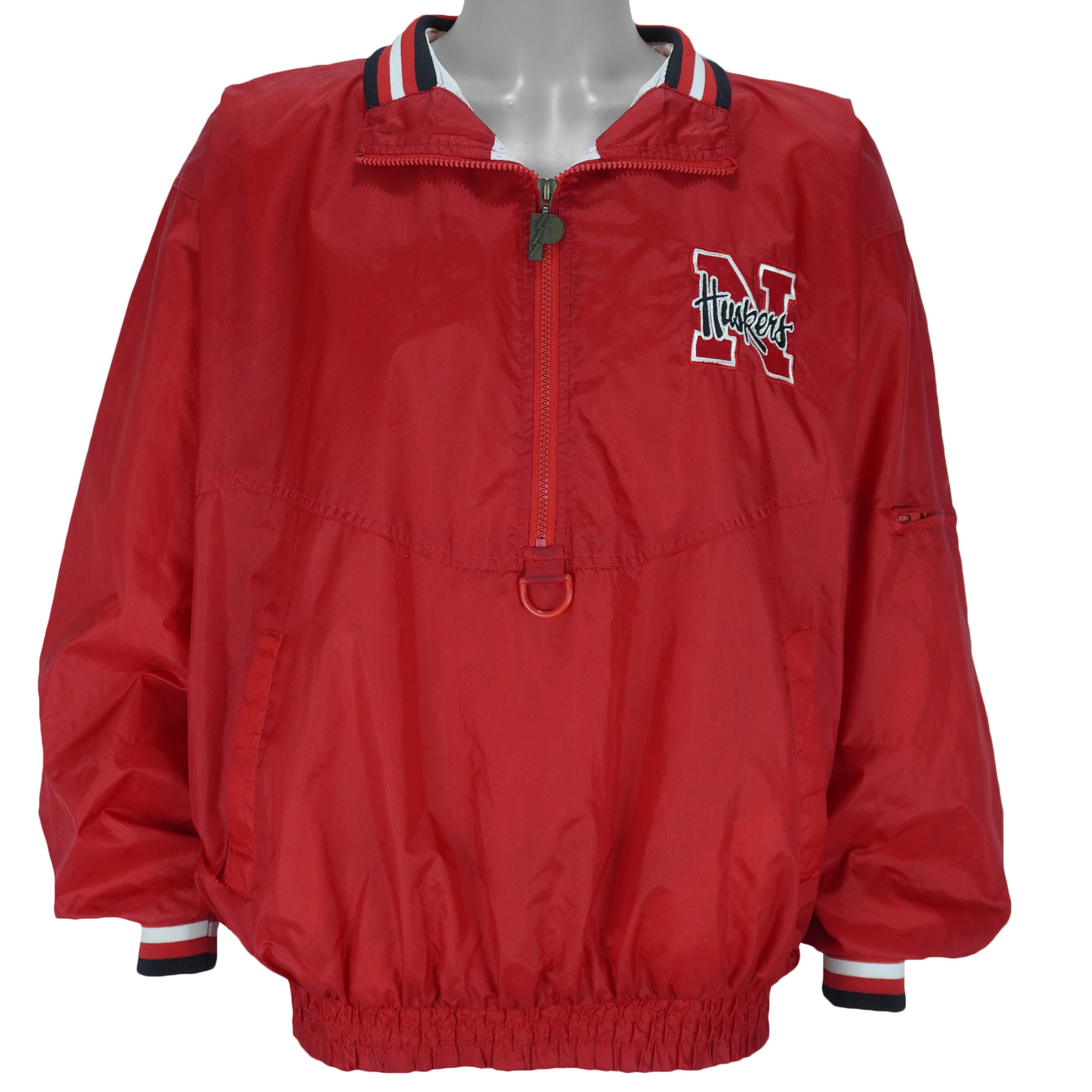 Pro Player NCAA - Nebraska Huskers Pullover Windbreaker 1990s Size US XL / EU 56 / 4 - 2 Thumbnail