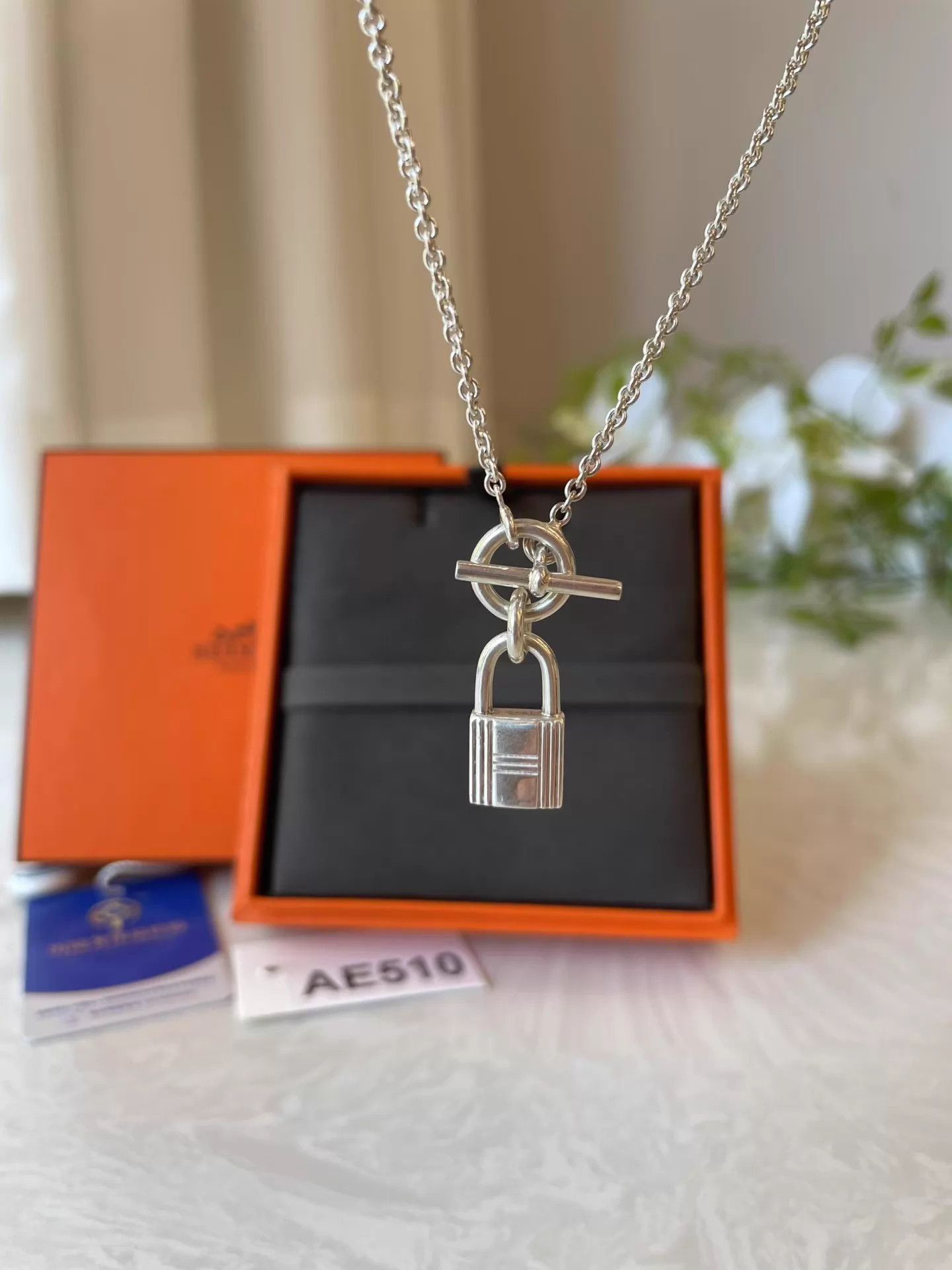 Hermes Hermes Kelly Lock 925 Silver 40cm Mint Box Size ONE SIZE - 5 Thumbnail